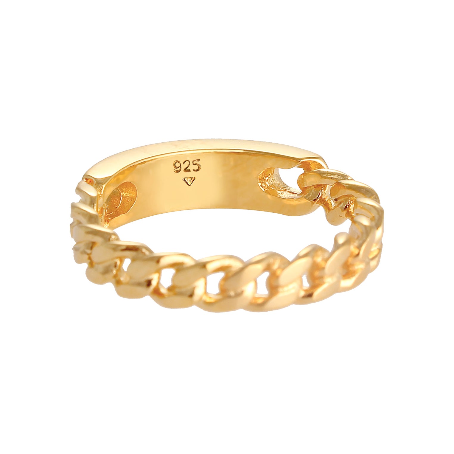 Gold - Elli | Ring Knoten | 925 Sterling Silber vergoldet