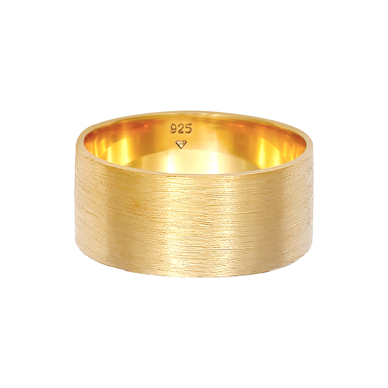 Gold - Elli | Bandring | 925 Sterling Silber vergoldet