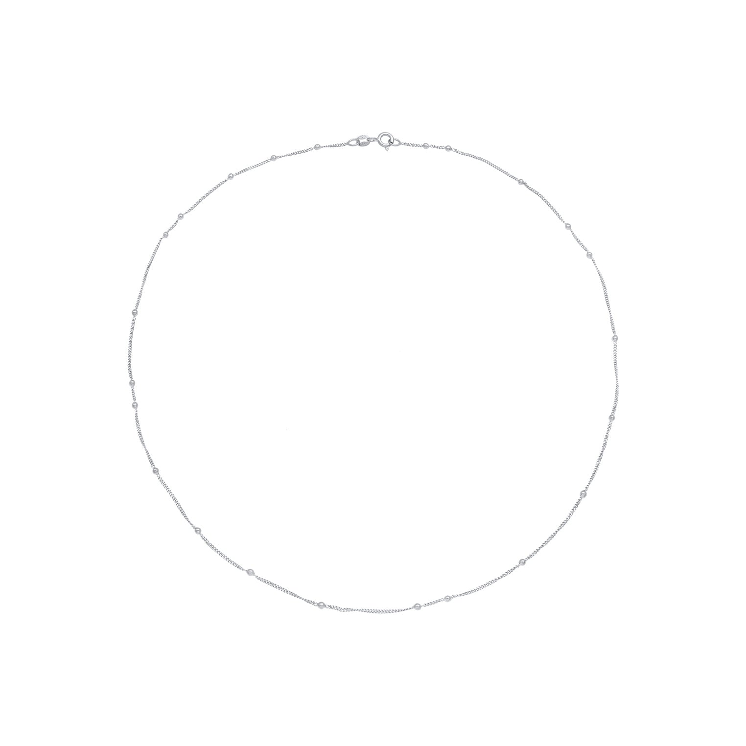 Silber - Elli | Kugel-Halskette | 925er Sterling Silber