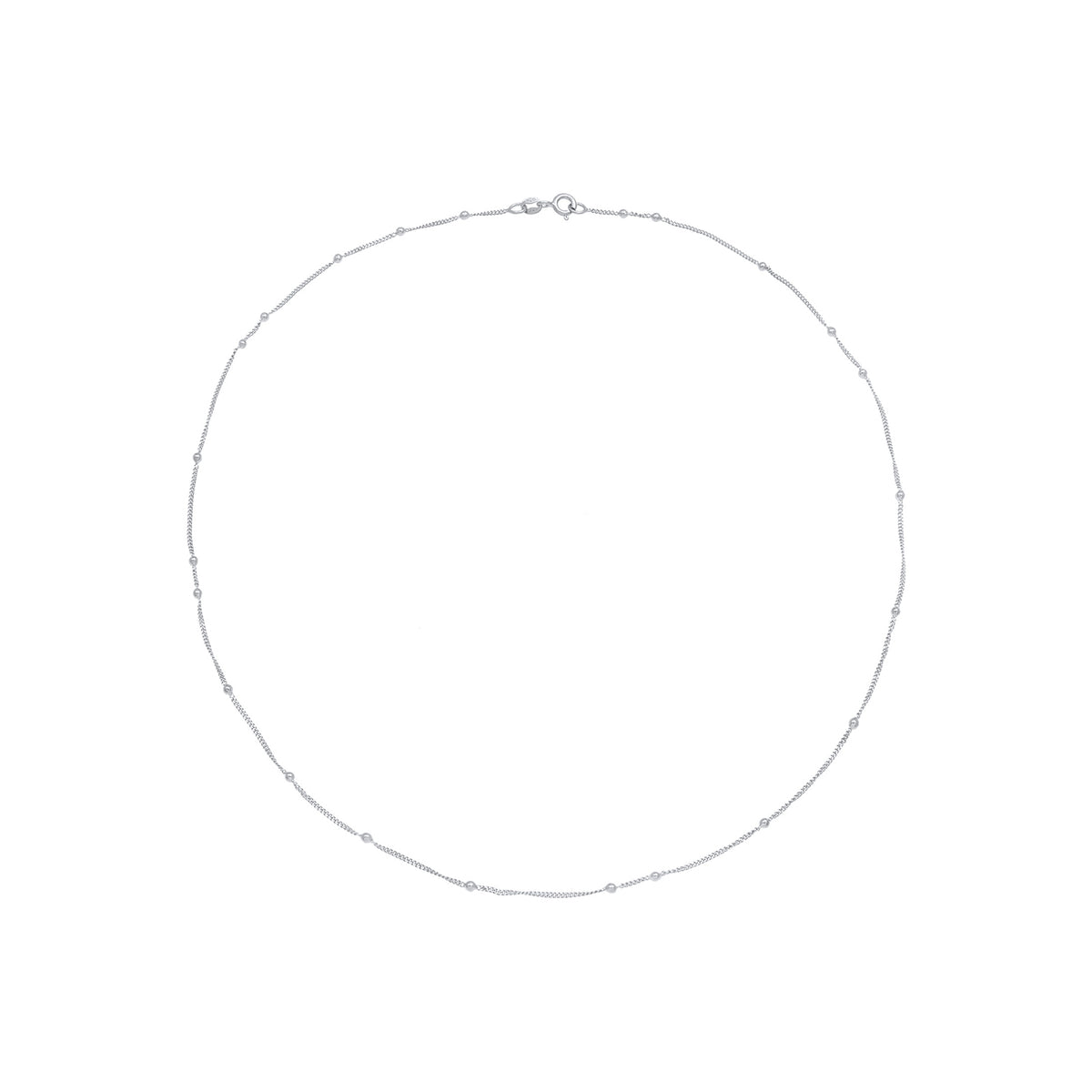 Silber - Elli | Kugel-Halskette | 925er Sterling Silber