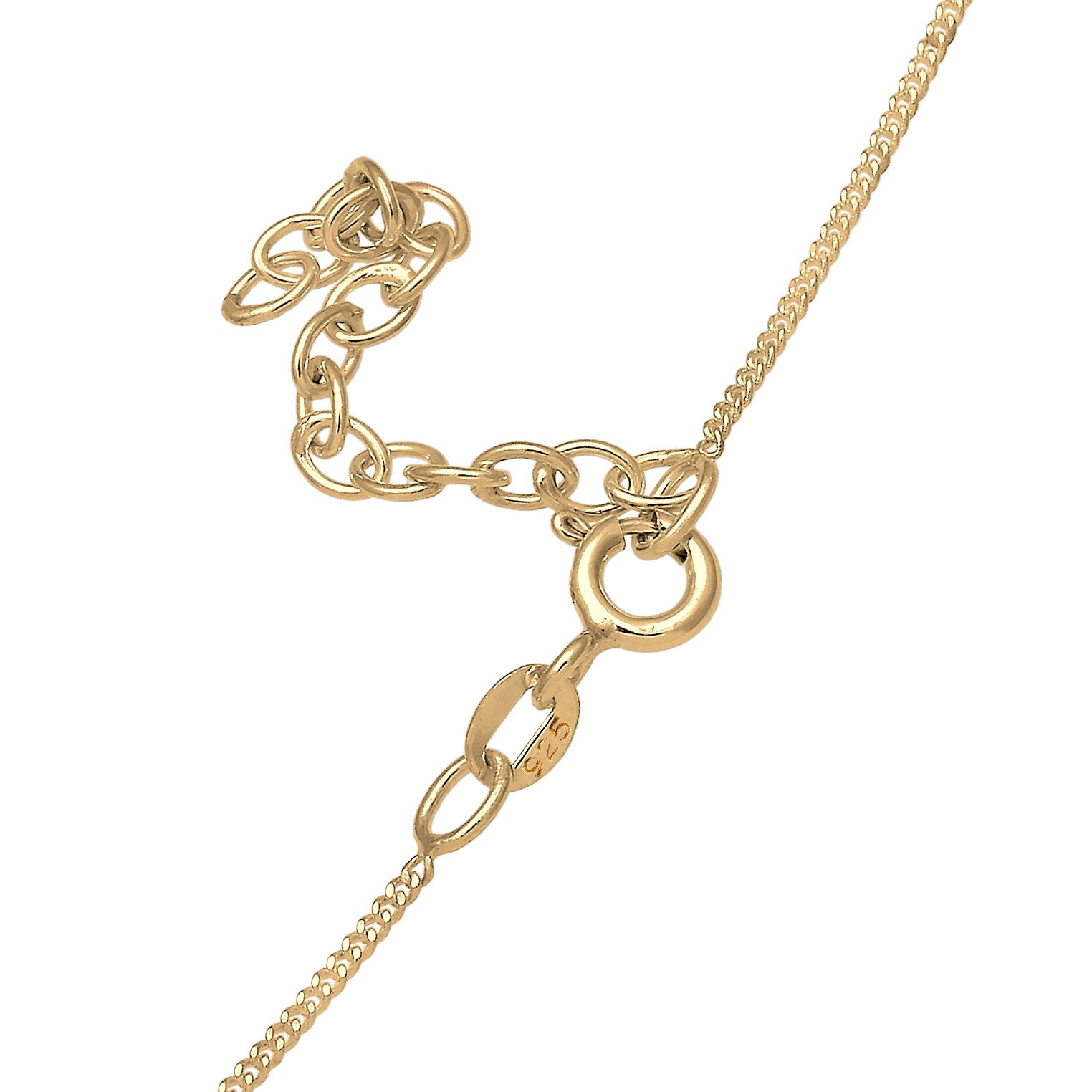 Gold - Elli | Y-Halskette | 925 Sterling Silber vergoldet