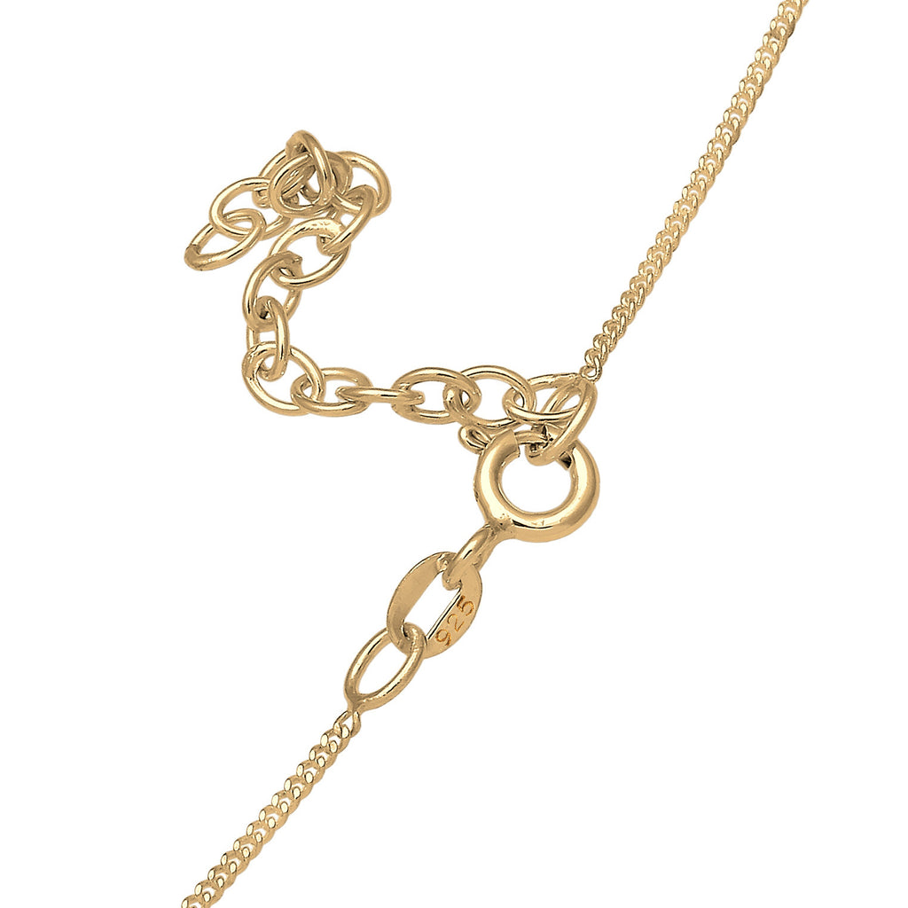 Gold - Elli | Y-Halskette | 925 Sterling Silber vergoldet
