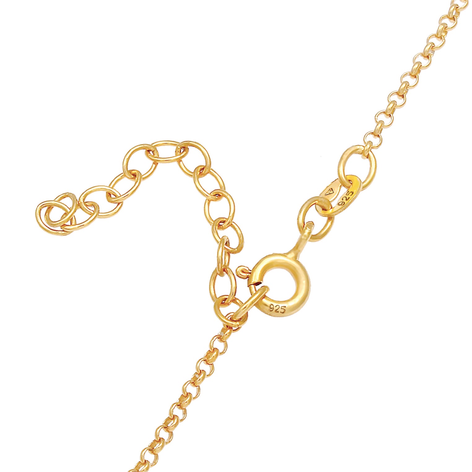 Gold - Elli | Choker Blitz | 925 Sterling Silber vergoldet