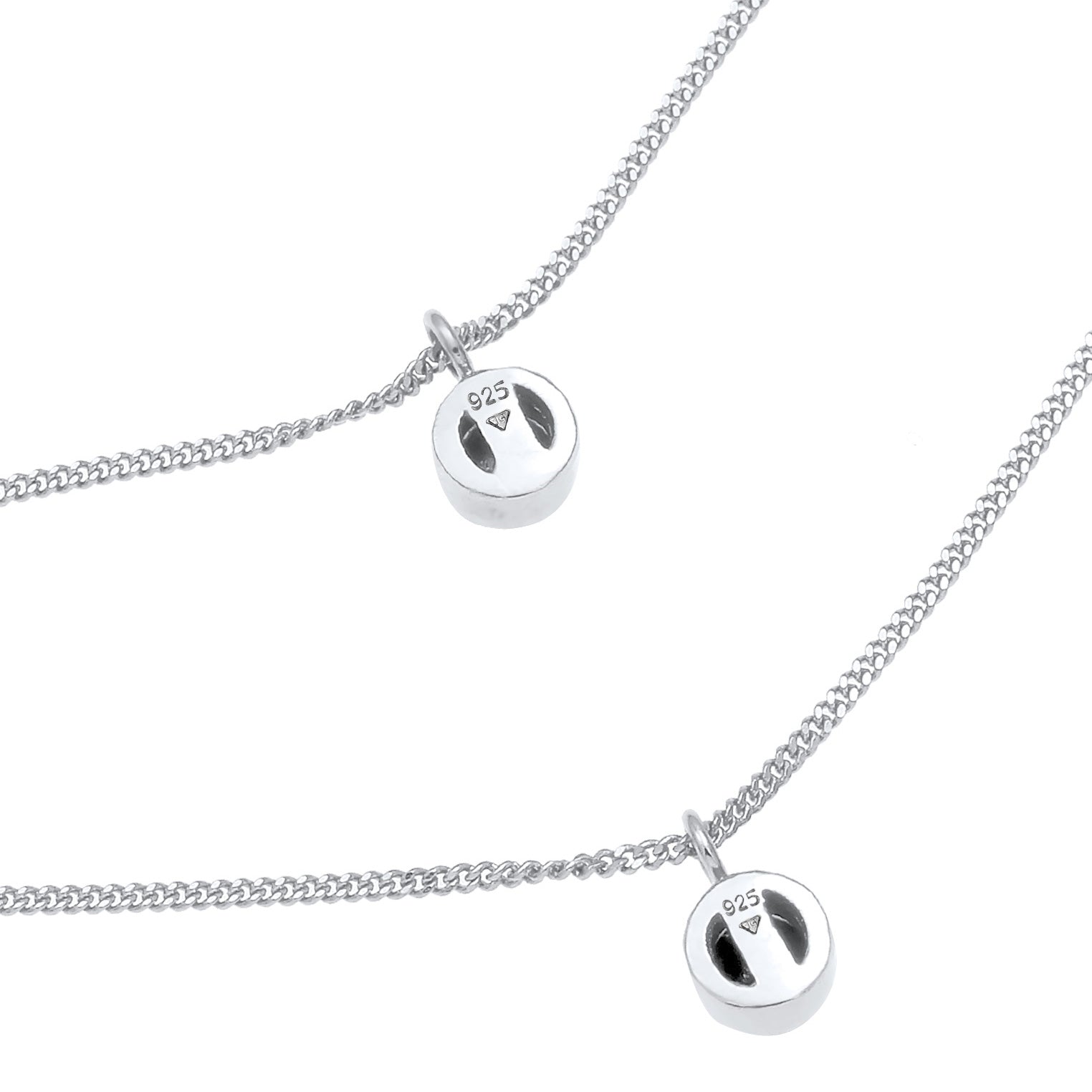 Pink - Elli | Halskette | Kristall (Violett) | 925er Sterling Silber