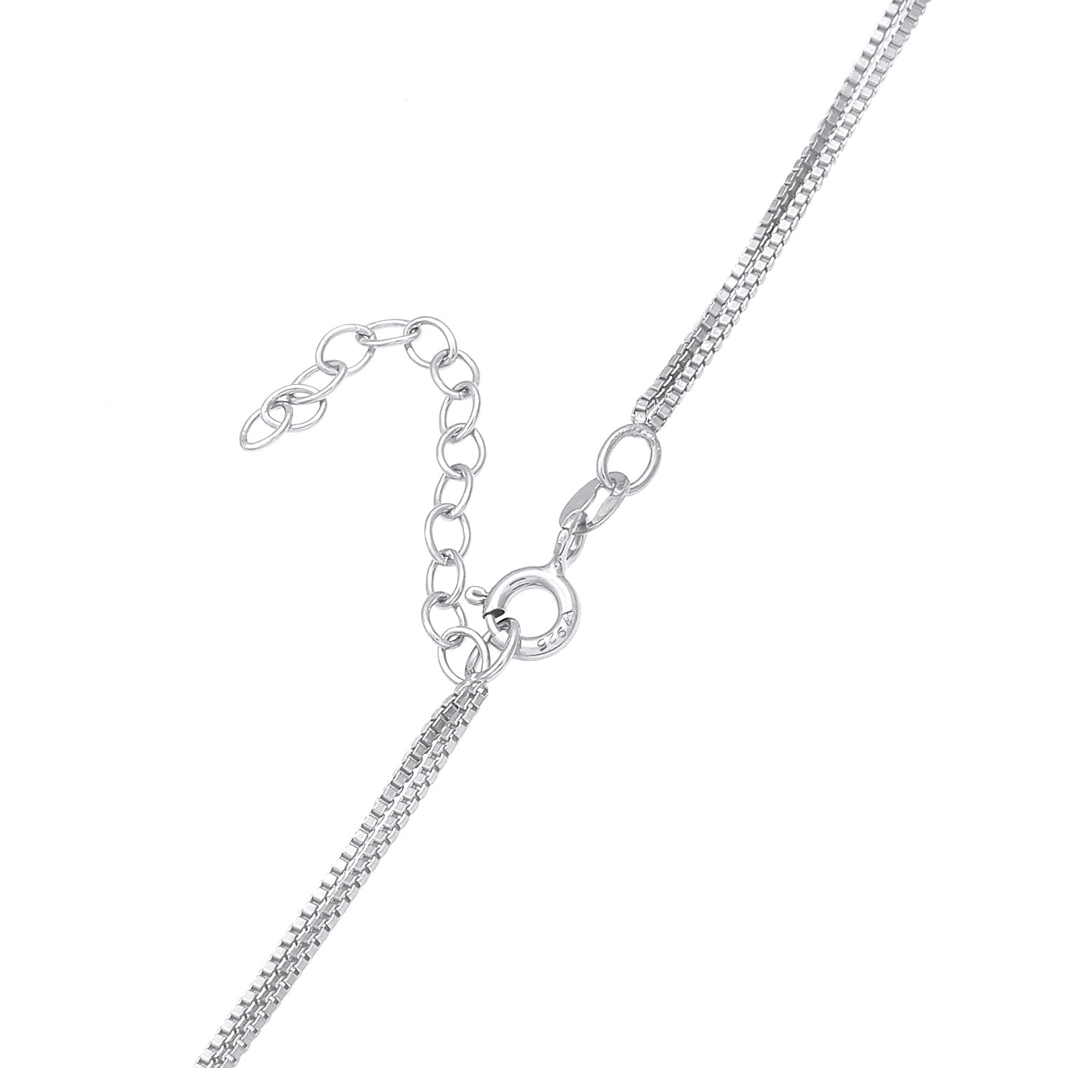 Silber - Elli | Venezianer-Choker Verschlungen | 925er Sterling Silber