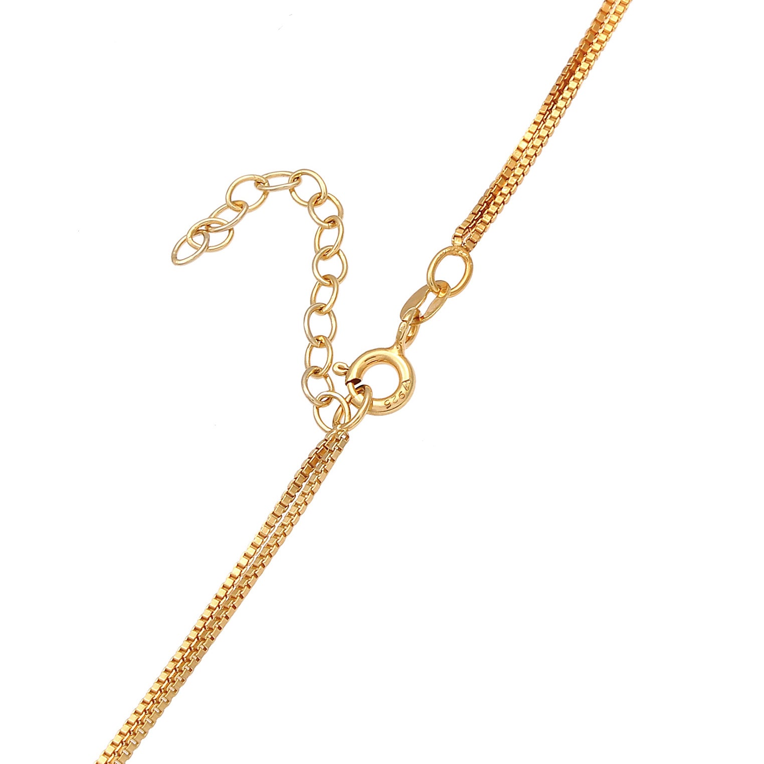 Gold - Elli | Venezianer-Choker | 925 Sterling Silber vergoldet