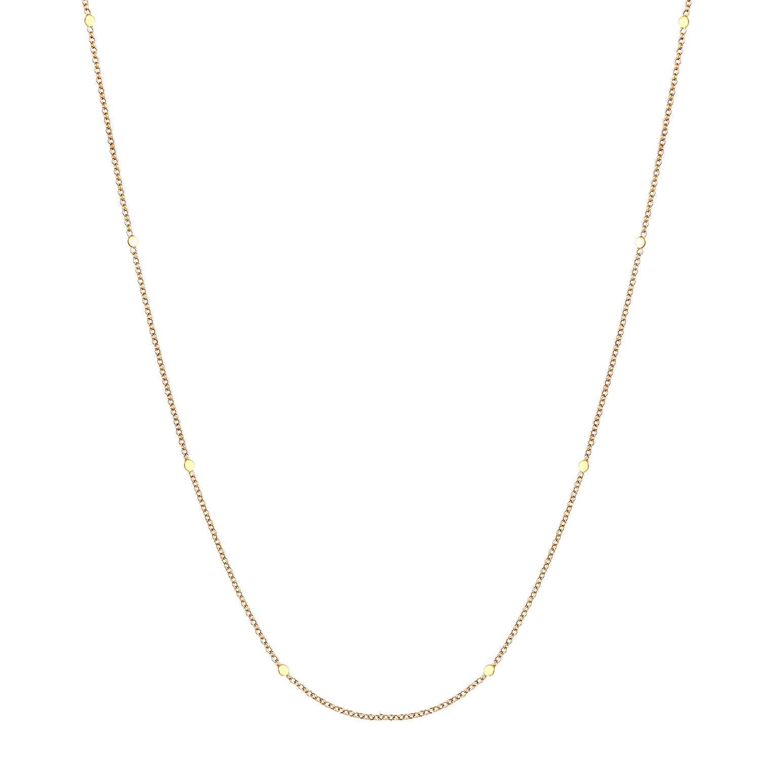 Gold - Elli | Halskette Basic Geo | 925 Sterling Silber vergoldet