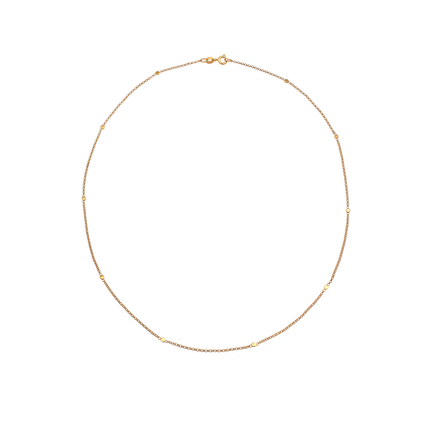 Gold - Elli | Halskette Basic Geo | 925 Sterling Silber vergoldet