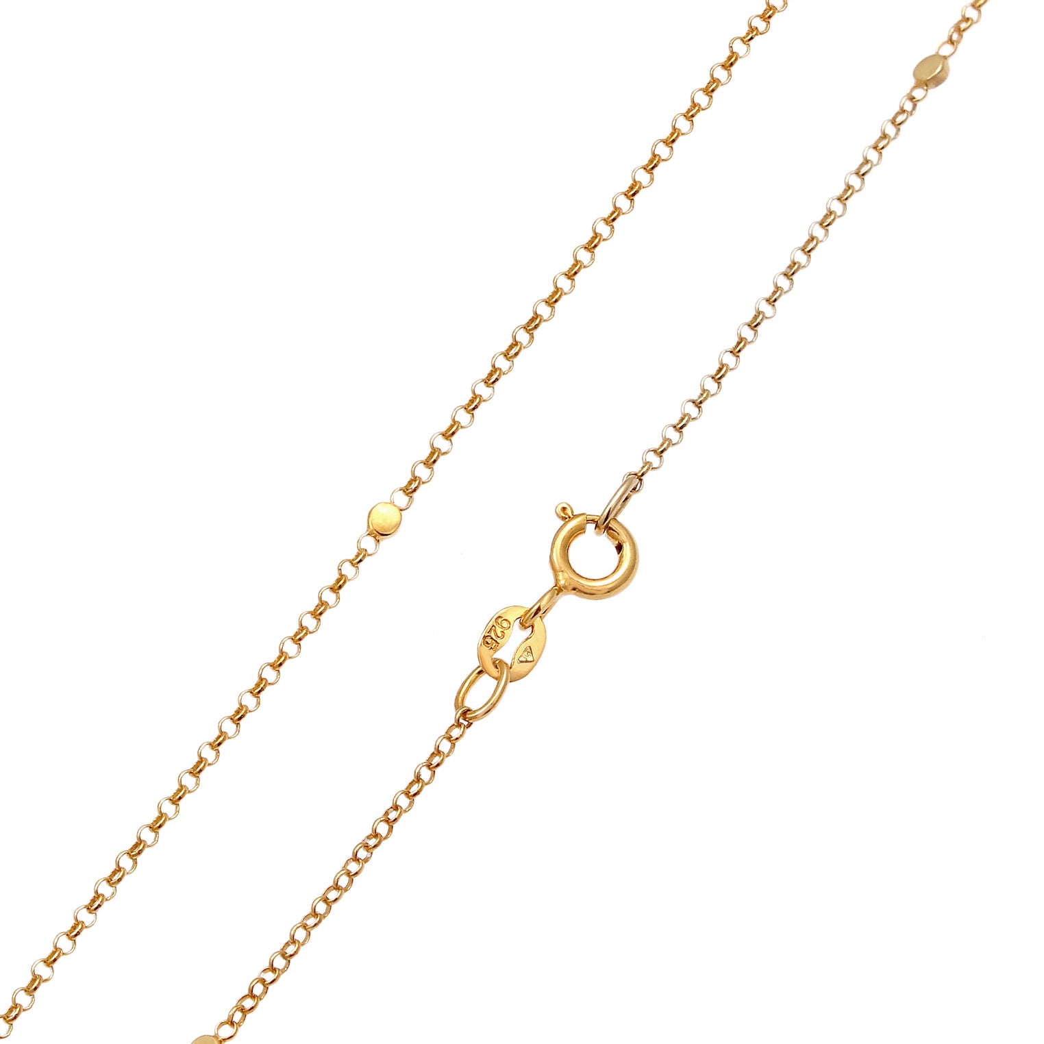 Gold - Elli | Halskette Basic Geo | 925 Sterling Silber vergoldet