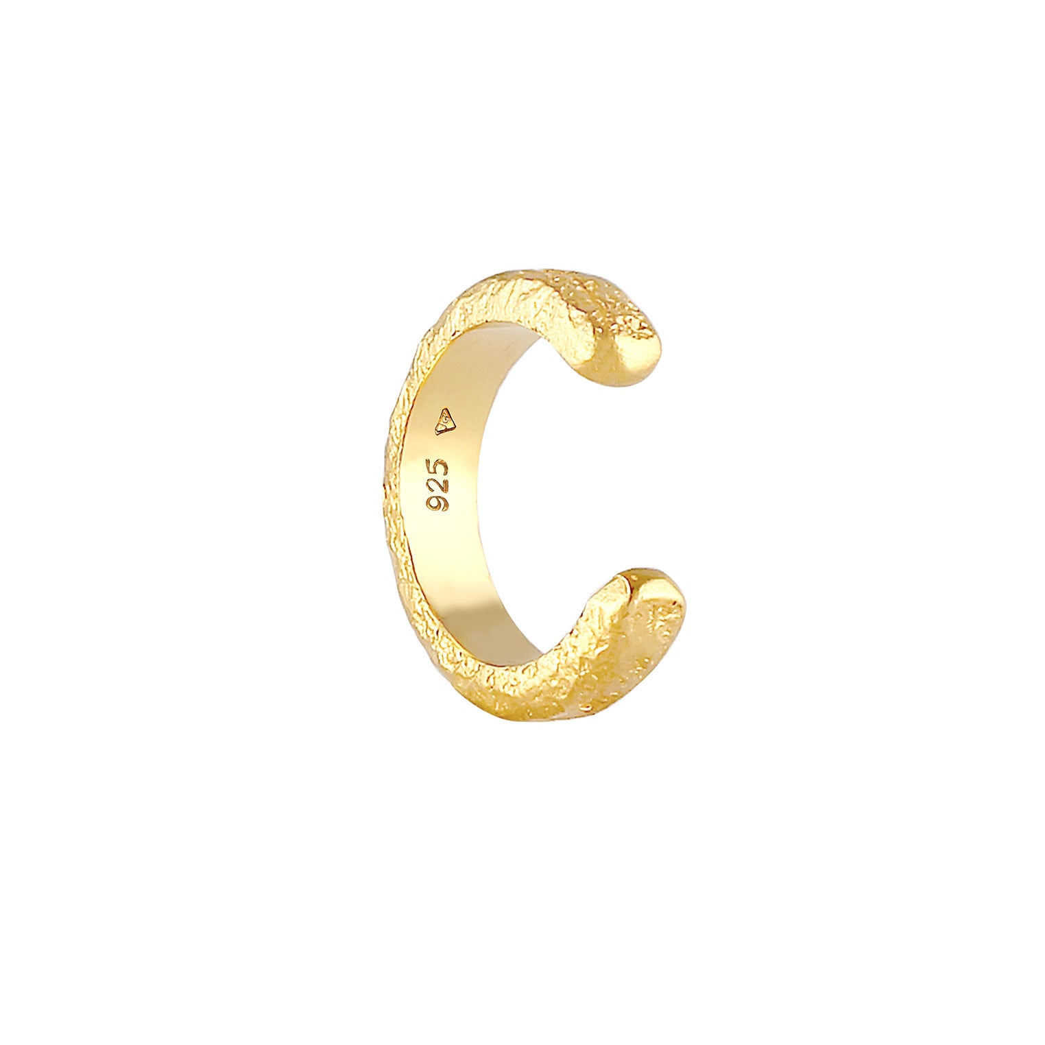 Gold - Elli | Single Earcuff | 925 Sterling Silber vergoldet