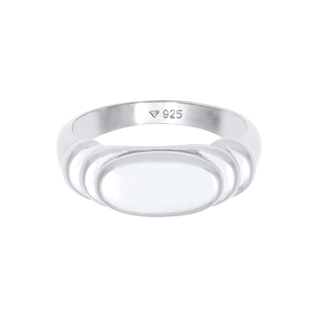 Silber - Elli | Siegelring | 925er Sterling Silber