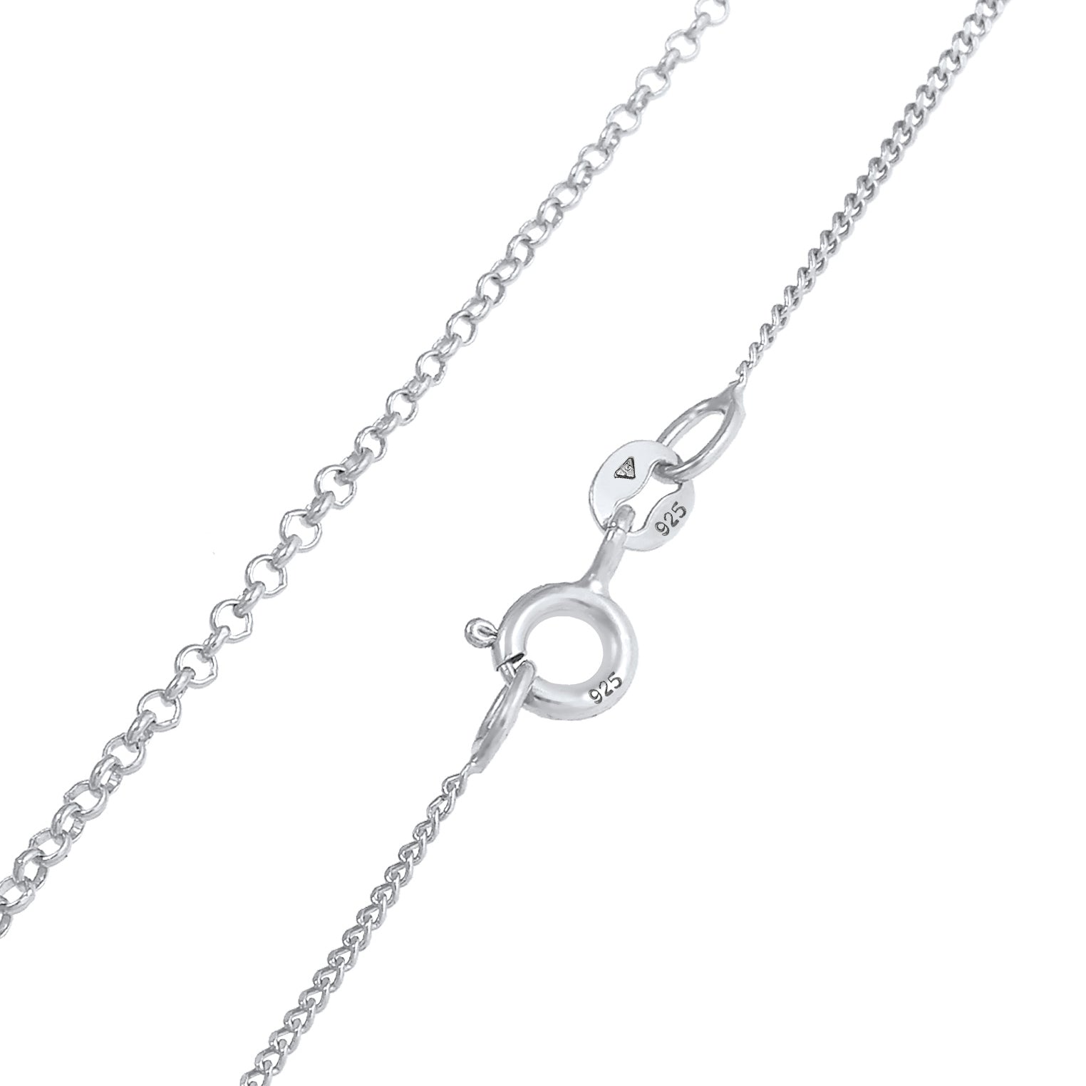 Silber - Elli | Halskette Gliedermix | 925er Sterling Silber