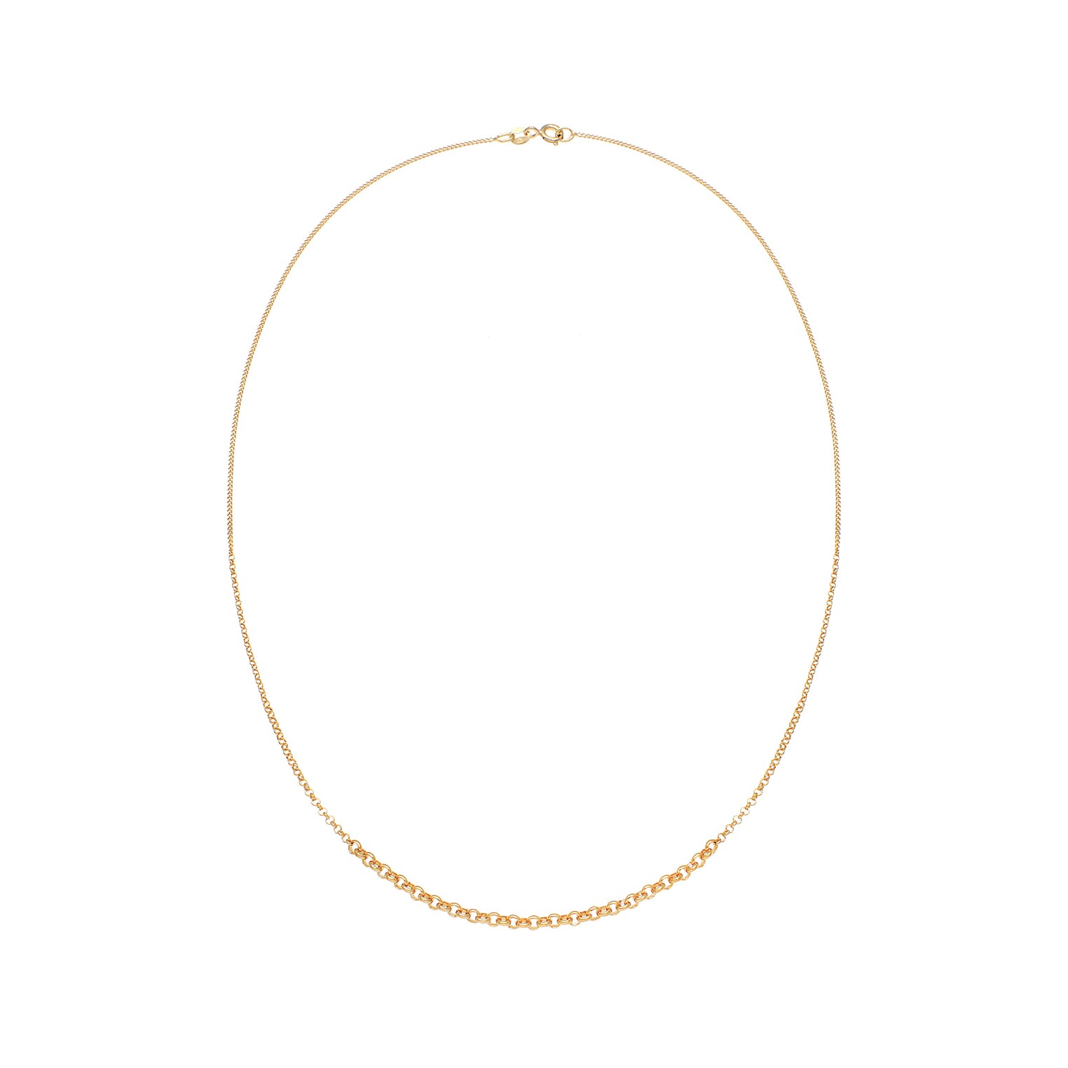 Gold - Elli | Halskette | 925 Sterling Silber vergoldet