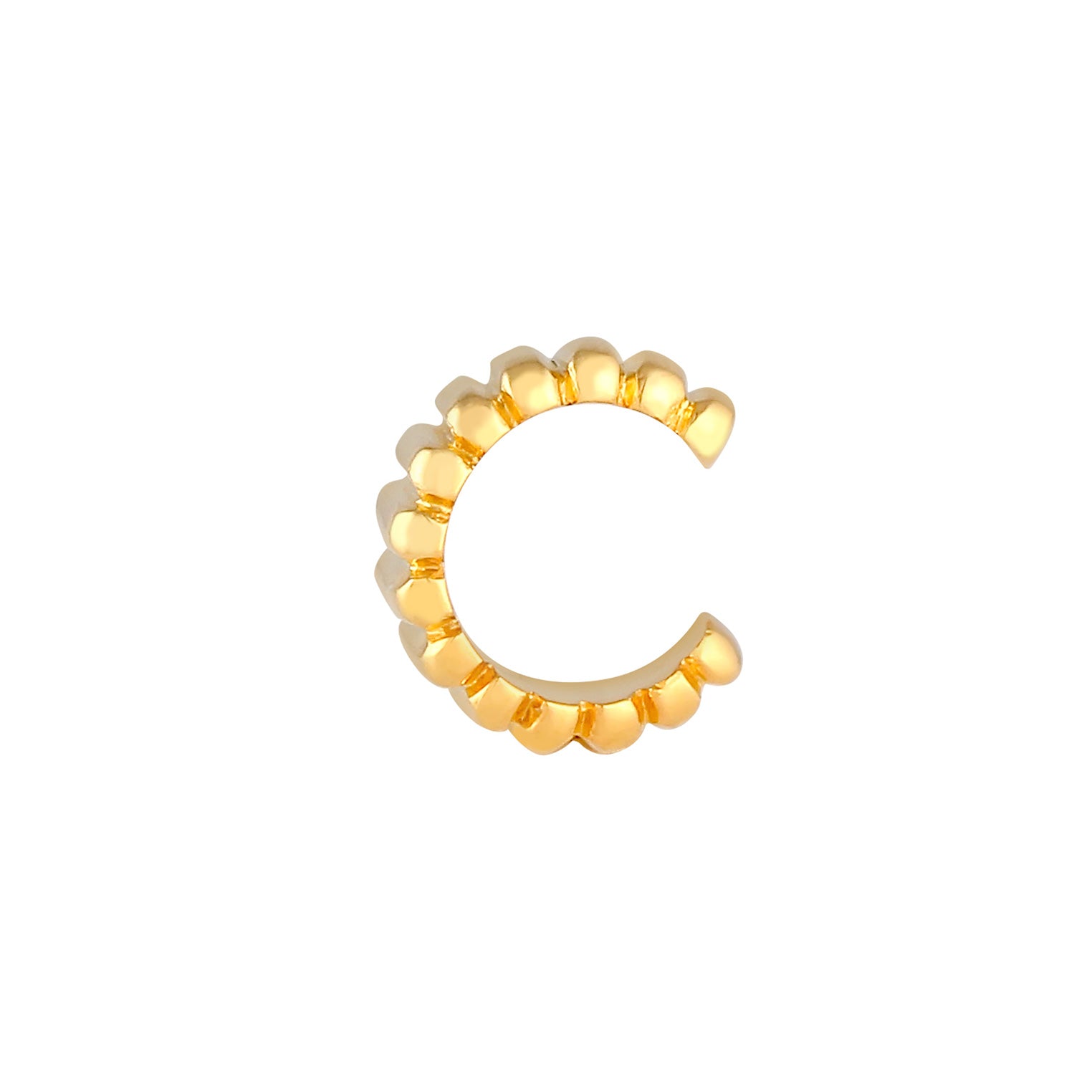 Gold - Elli | Earcuff | 925 Sterling Silber vergoldet