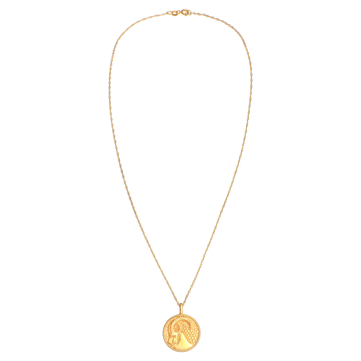 Gold - Elli | Halskette Sternzeichen Steinbock | 925 Sterling Silber vergoldet