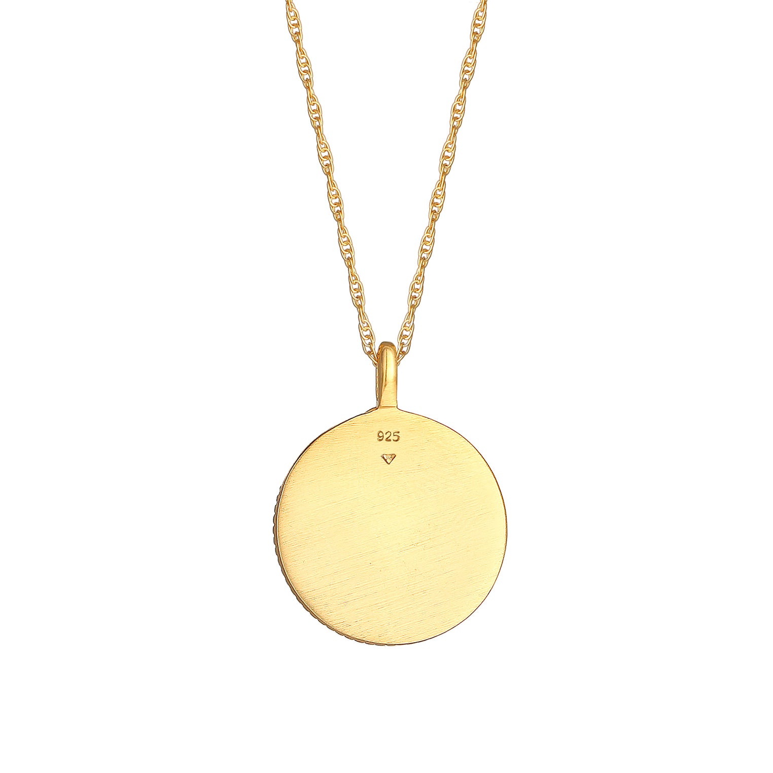 Gold - Elli | Halskette Sternzeichen Steinbock | 925 Sterling Silber vergoldet