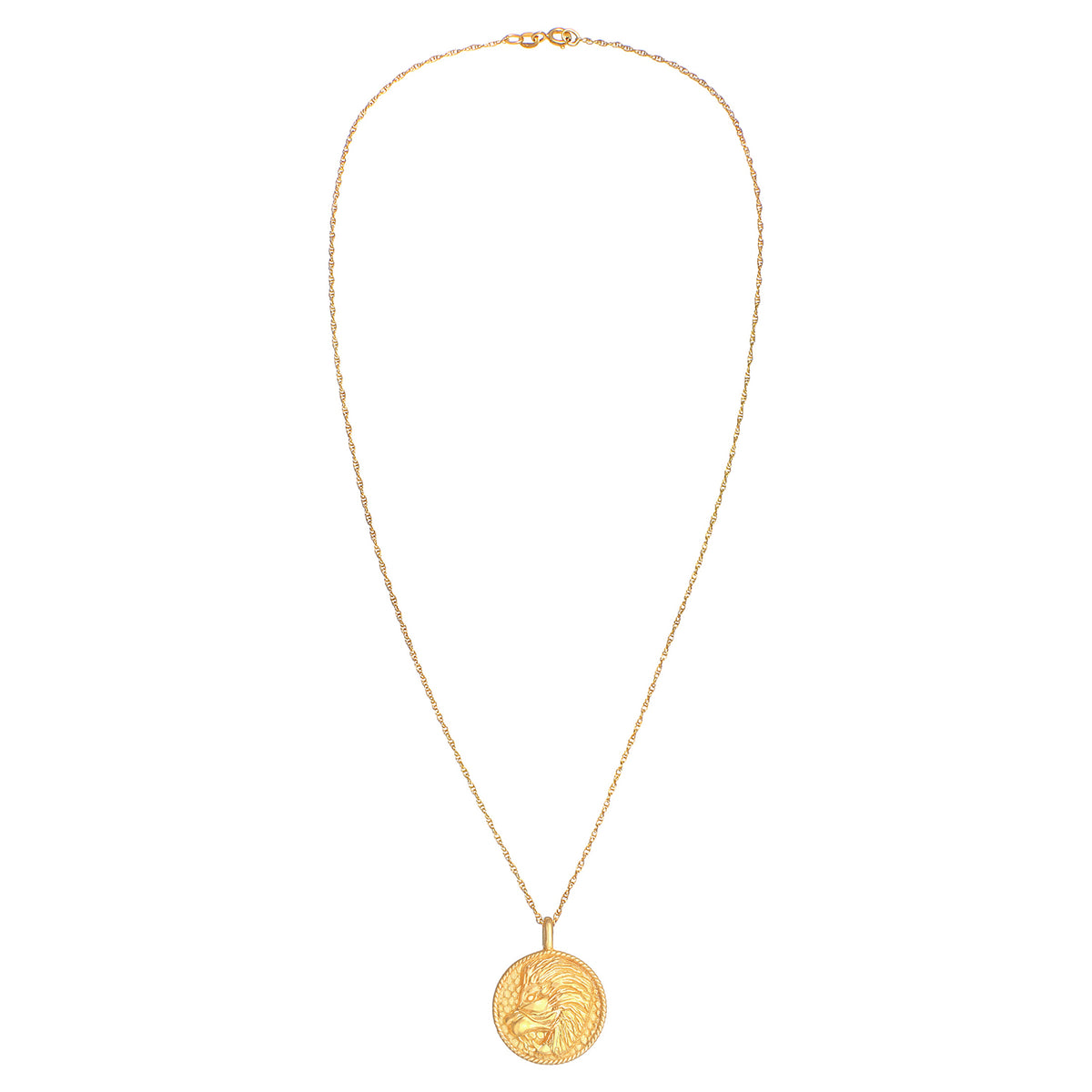 Gold - Elli | Halskette Sternzeichen Löwe | 925 Sterling Silber vergoldet