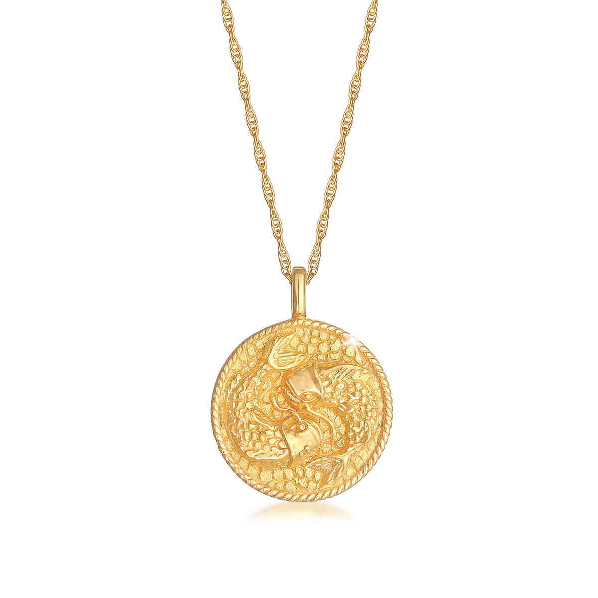 Gold - Elli | Halskette Sternzeichen | 925 Sterling Silber vergoldet