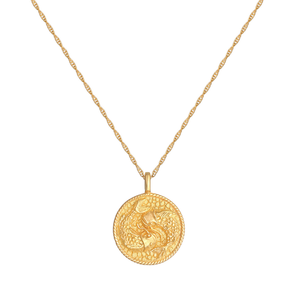 Gold - Elli | Halskette Sternzeichen | 925 Sterling Silber vergoldet