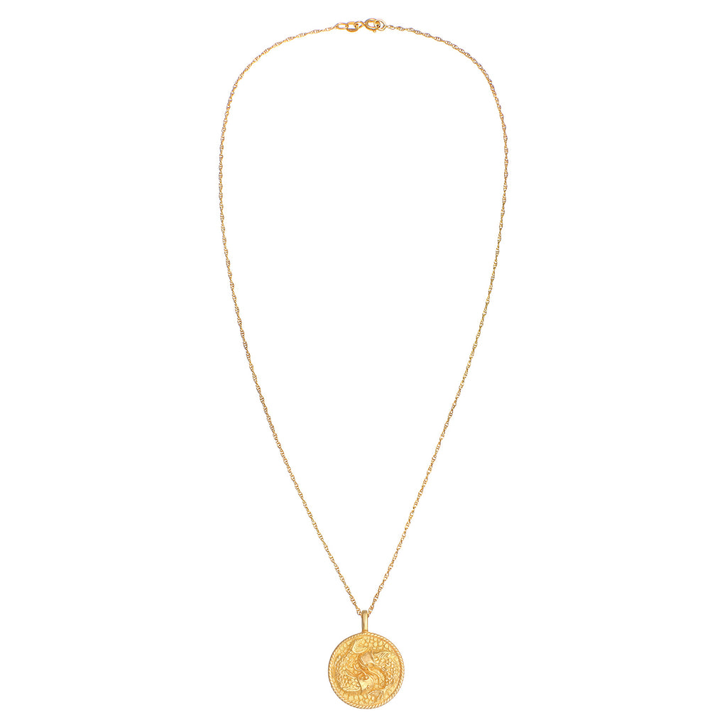 Gold - Elli | Halskette Sternzeichen | 925 Sterling Silber vergoldet