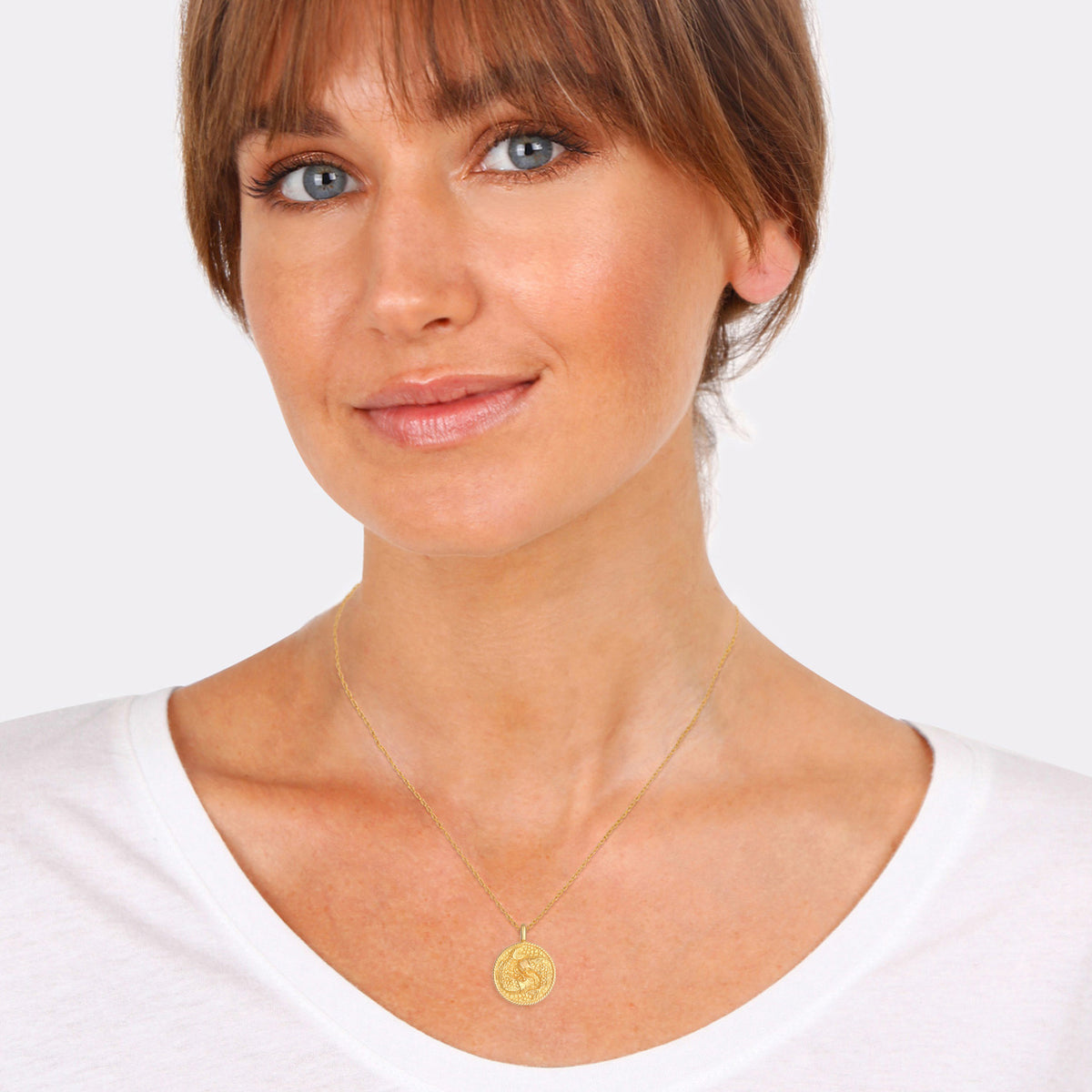Gold - Elli | Halskette Sternzeichen | 925 Sterling Silber vergoldet