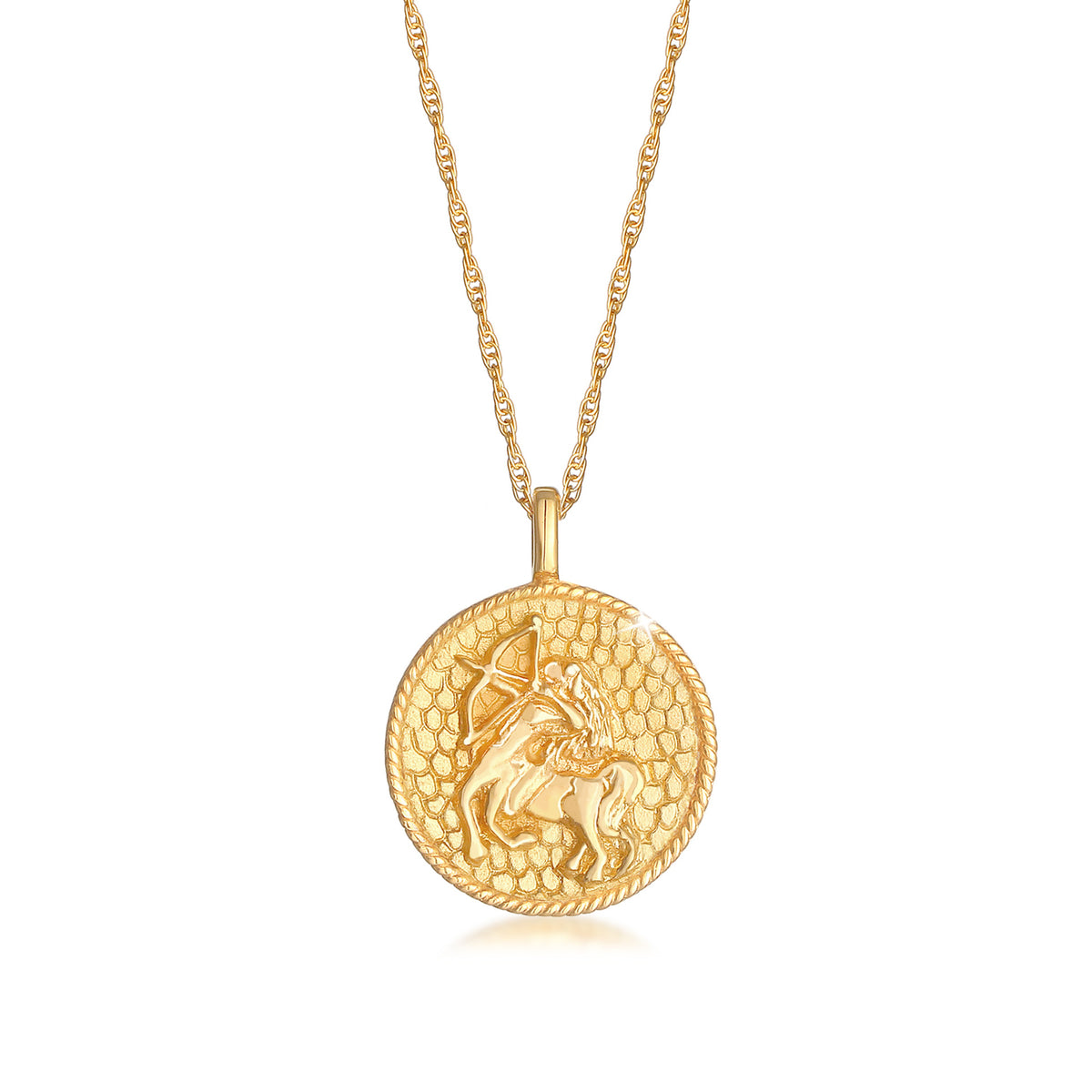 Gold - Elli | Halskette Sternzeichen Schütze | 925 Sterling Silber vergoldet