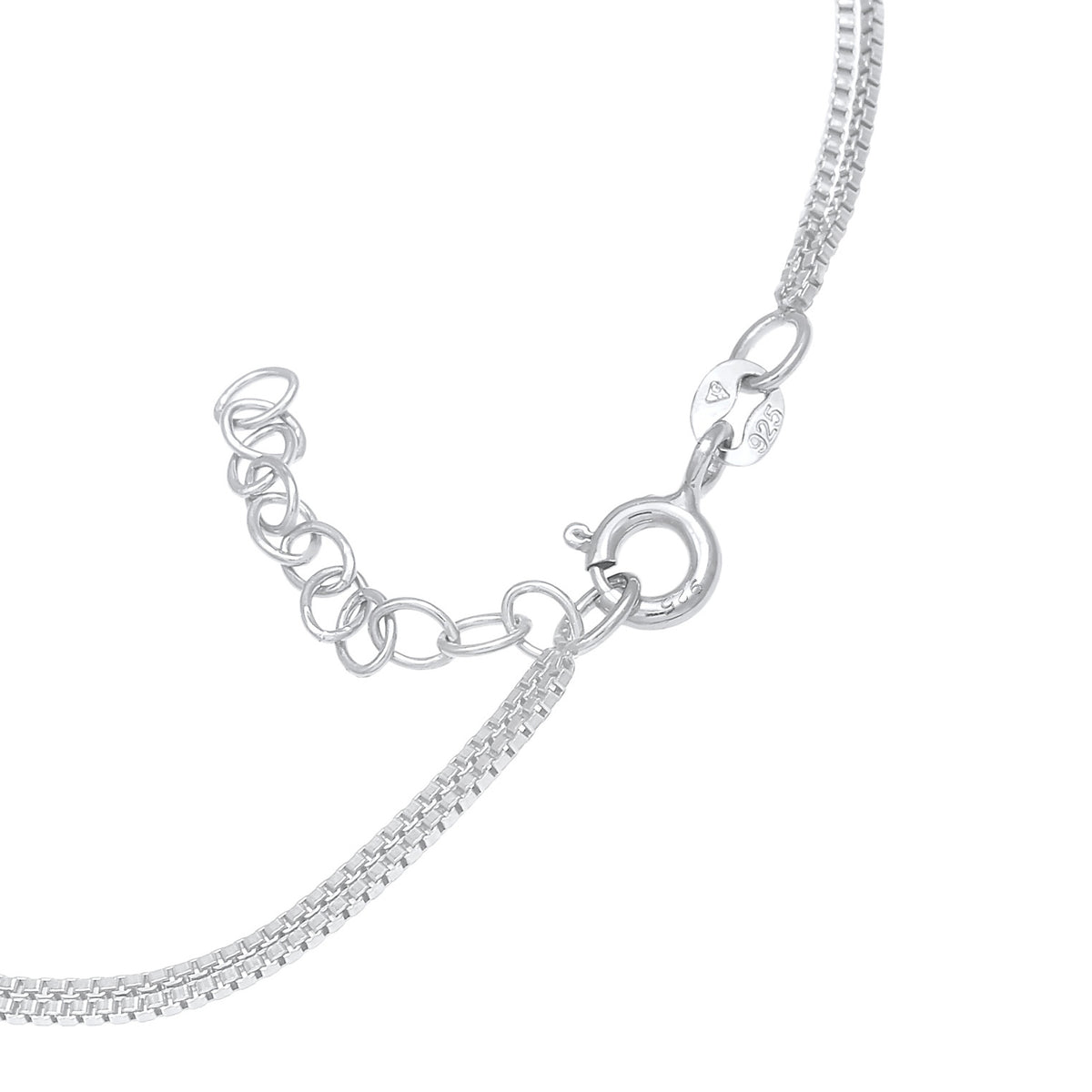 Silber - Elli | Venezianer-Gliederarmband | 925er Sterling Silber