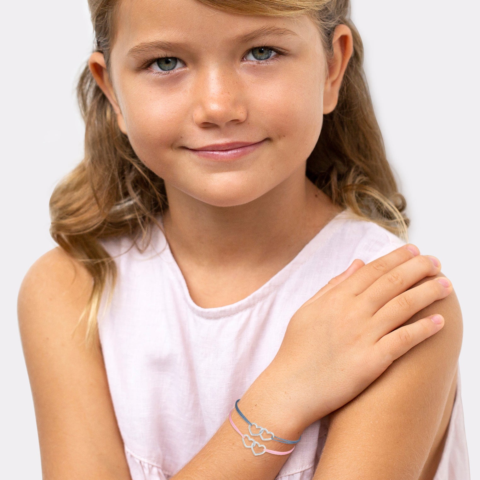 Silber - Elli | Armbandset Herz | 925er Sterling Silber