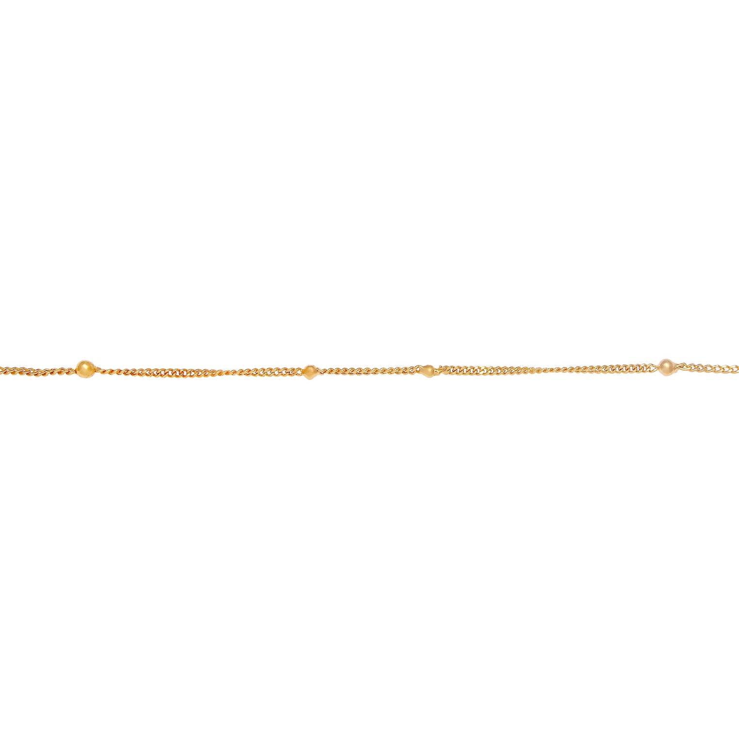 Gold - Elli | Choker Kugel | 925 Sterling Silber vergoldet