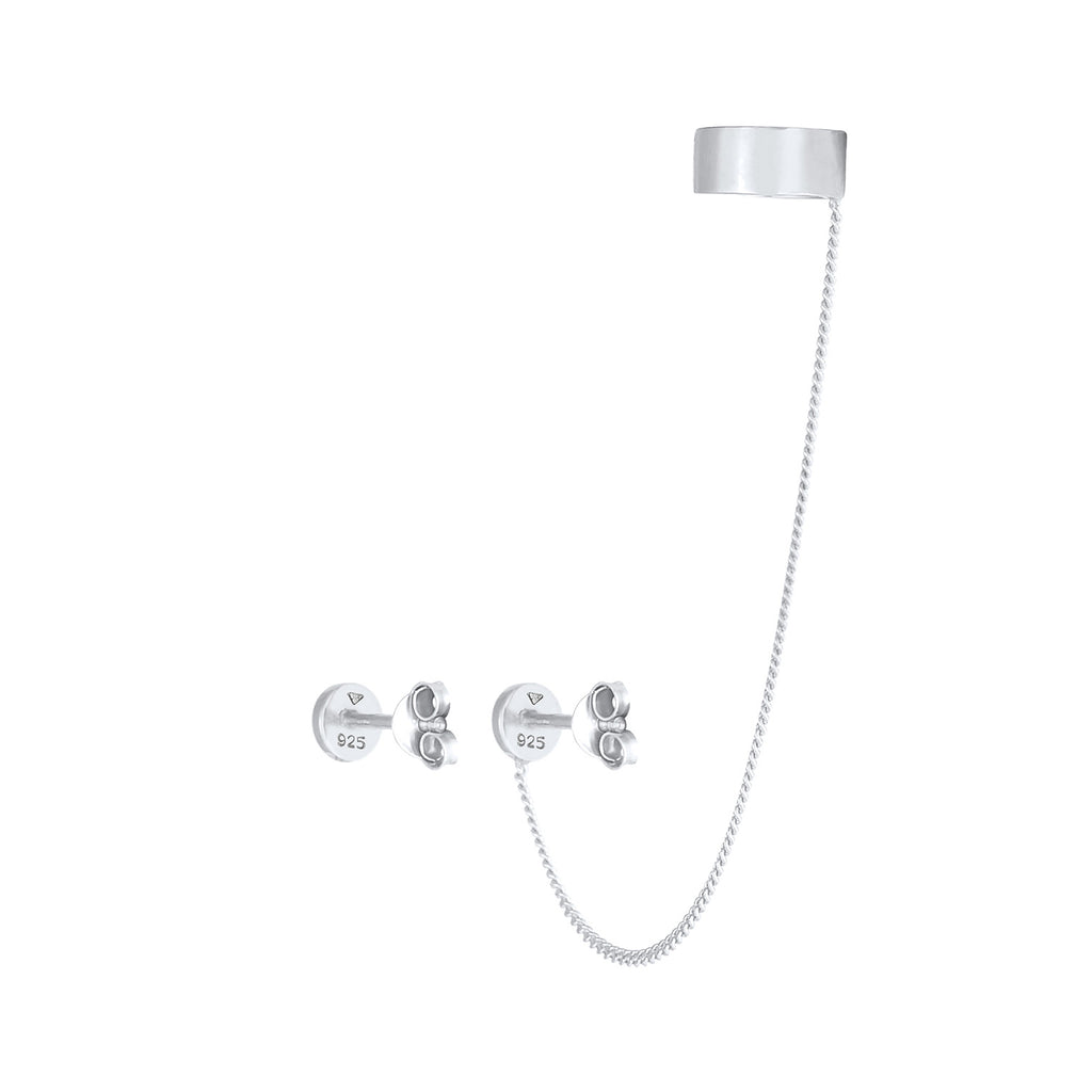 Silber - Elli | Ohrstecker | 925er Sterling Silber
