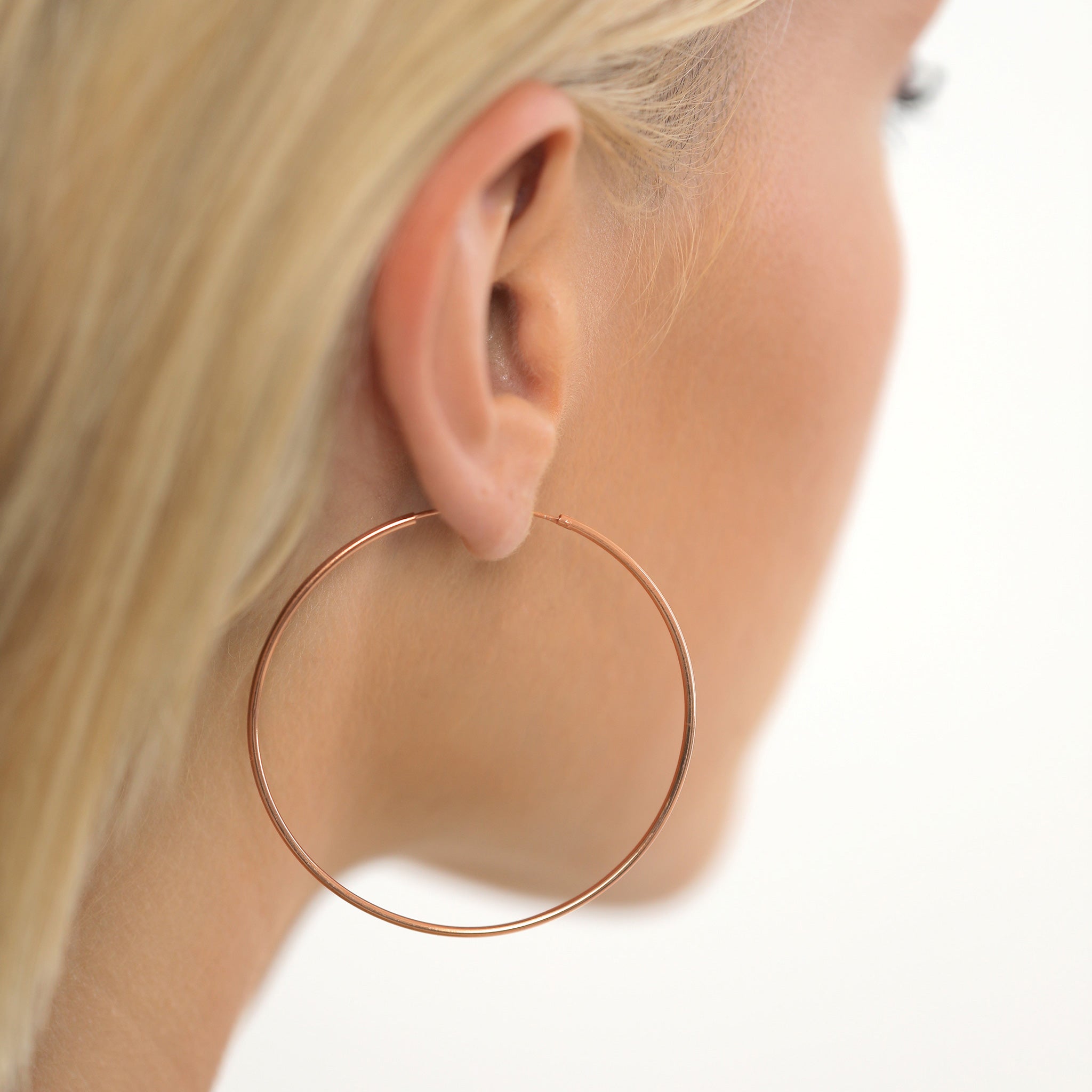 Roségold - Elli | Creole | 925 Sterling Silber Rosegold