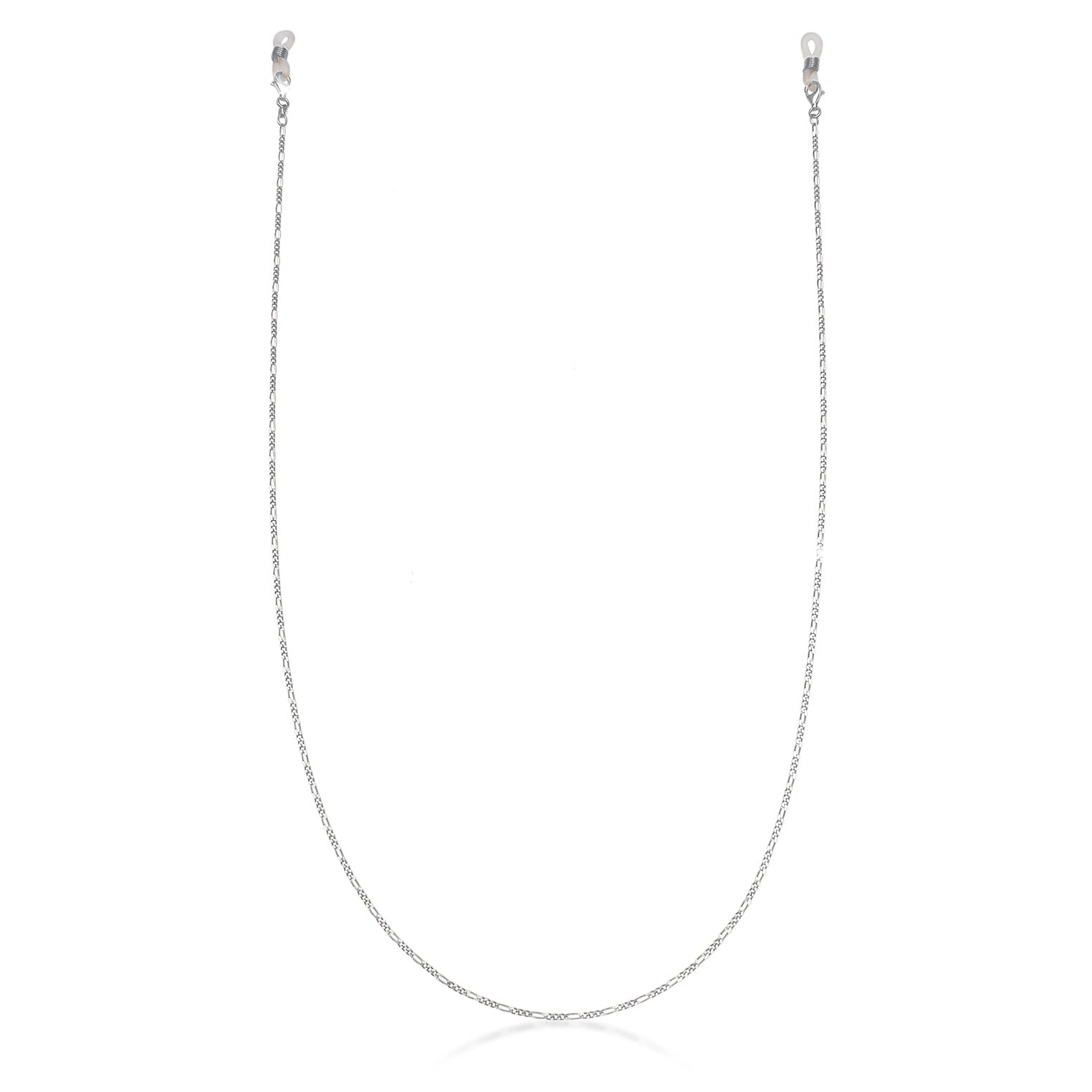 Silber - Elli | Sonnenbrillenkette Figaro | 925er Sterling Silber