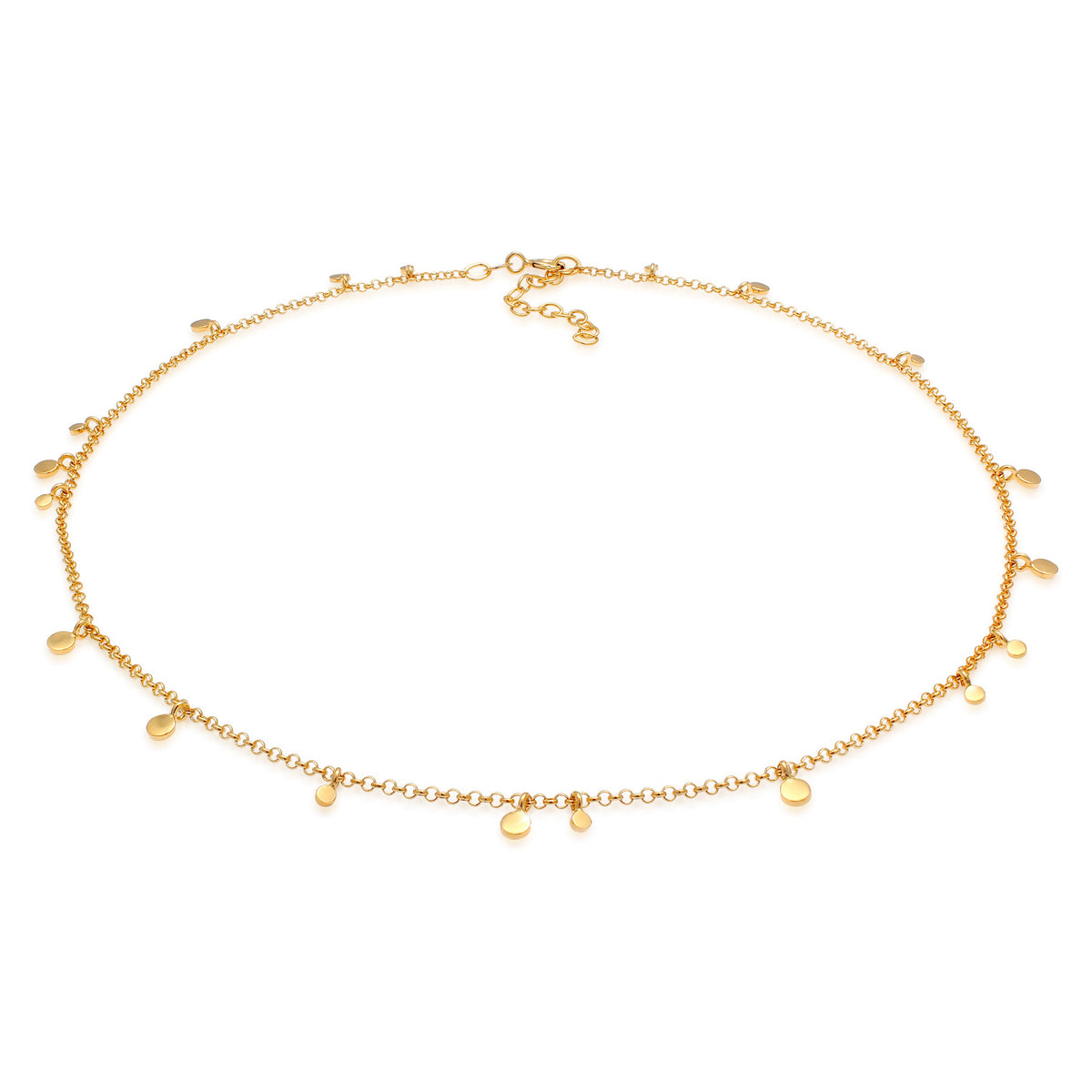 Gold - Elli | Choker Geo | 925 Sterling Silber vergoldet