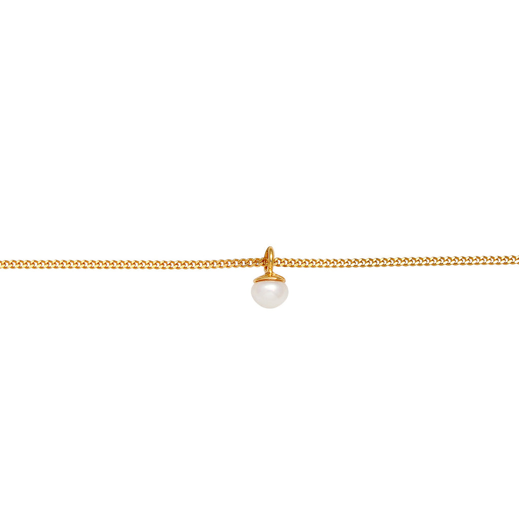 Gold - Elli | Choker | Süßwasserzuchtperle | 925 Sterling Silber vergoldet