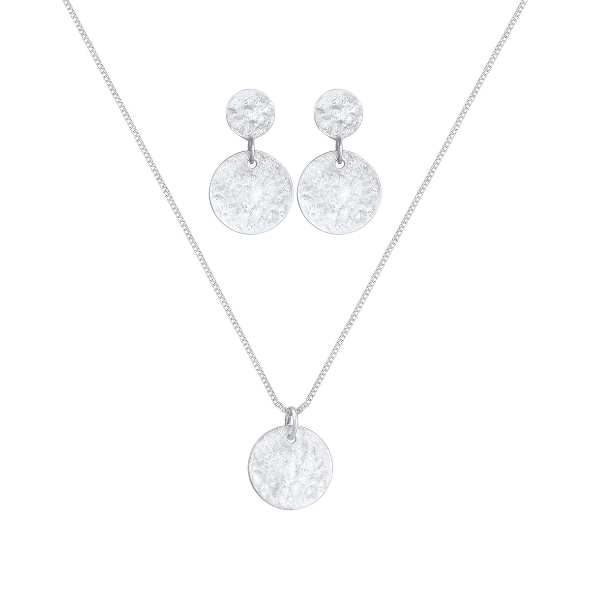 Silber - Elli | Venezianer-Schmuckset  Geo | 925er Sterling Silber