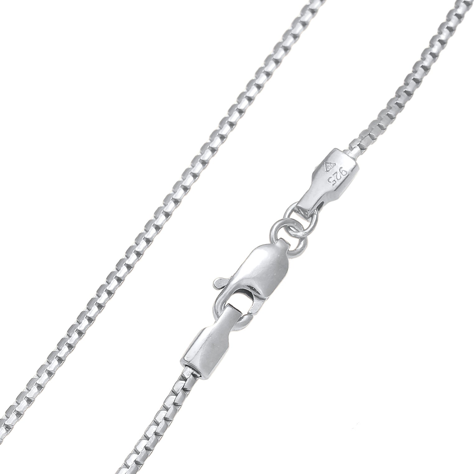 Silber - Elli | Schlangen-Halskette | 925er Sterling Silber