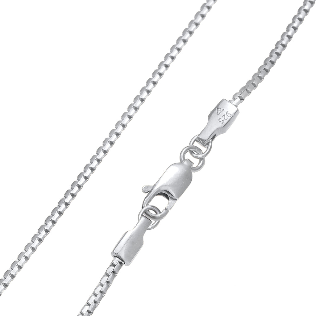 Silber - Elli | Schlangen-Halskette Basic | 925er Sterling Silber
