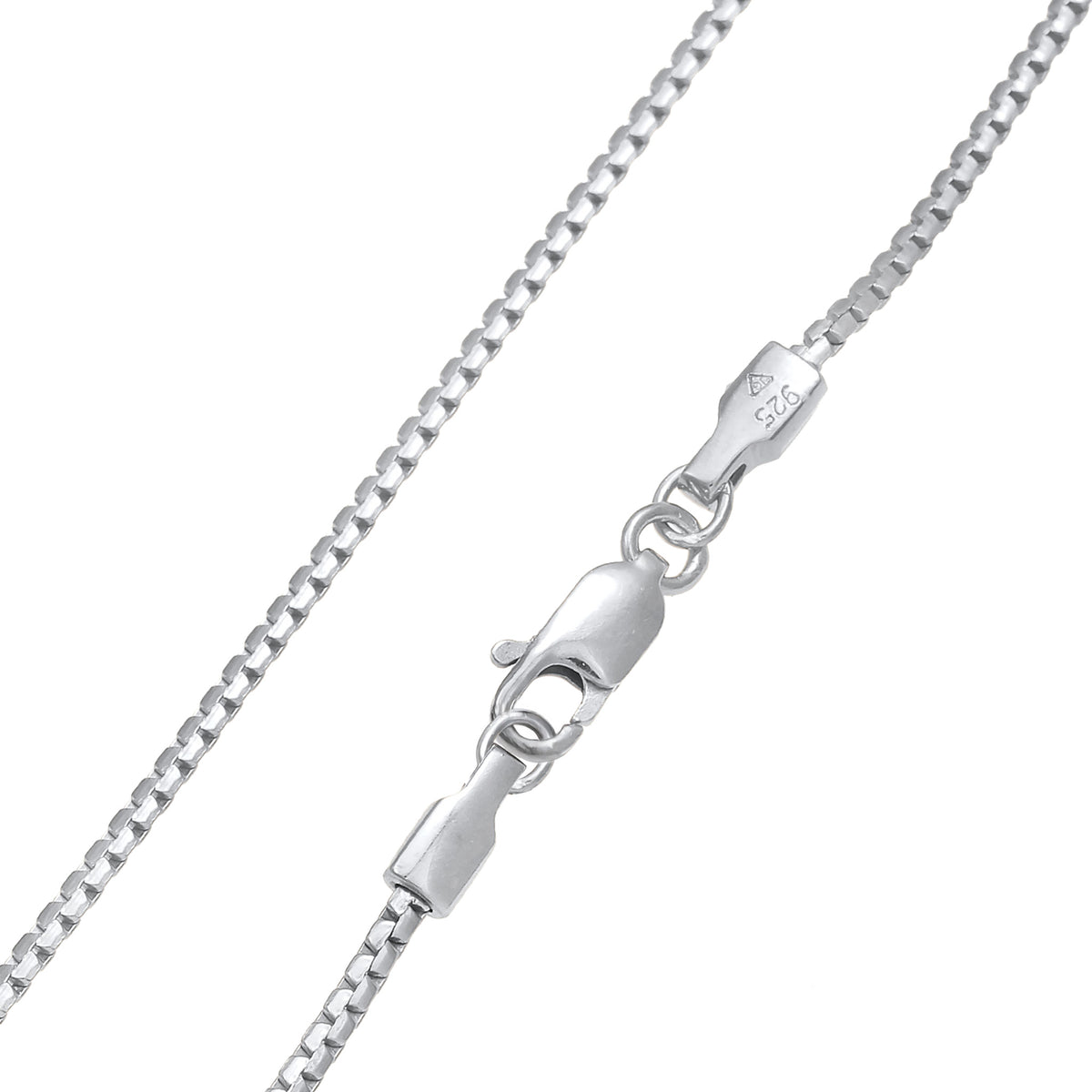 Silber - Elli | Schlangen-Halskette Basic | 925er Sterling Silber
