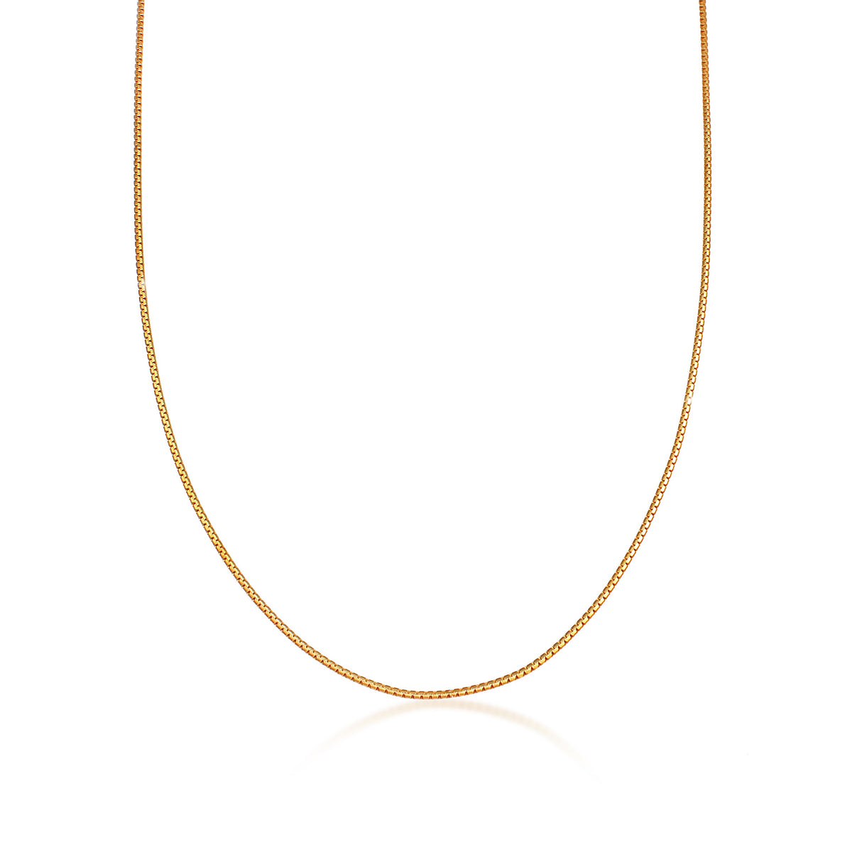 Gold - Elli | Schlangen-Halskette Basic | 925 Sterling Silber vergoldet