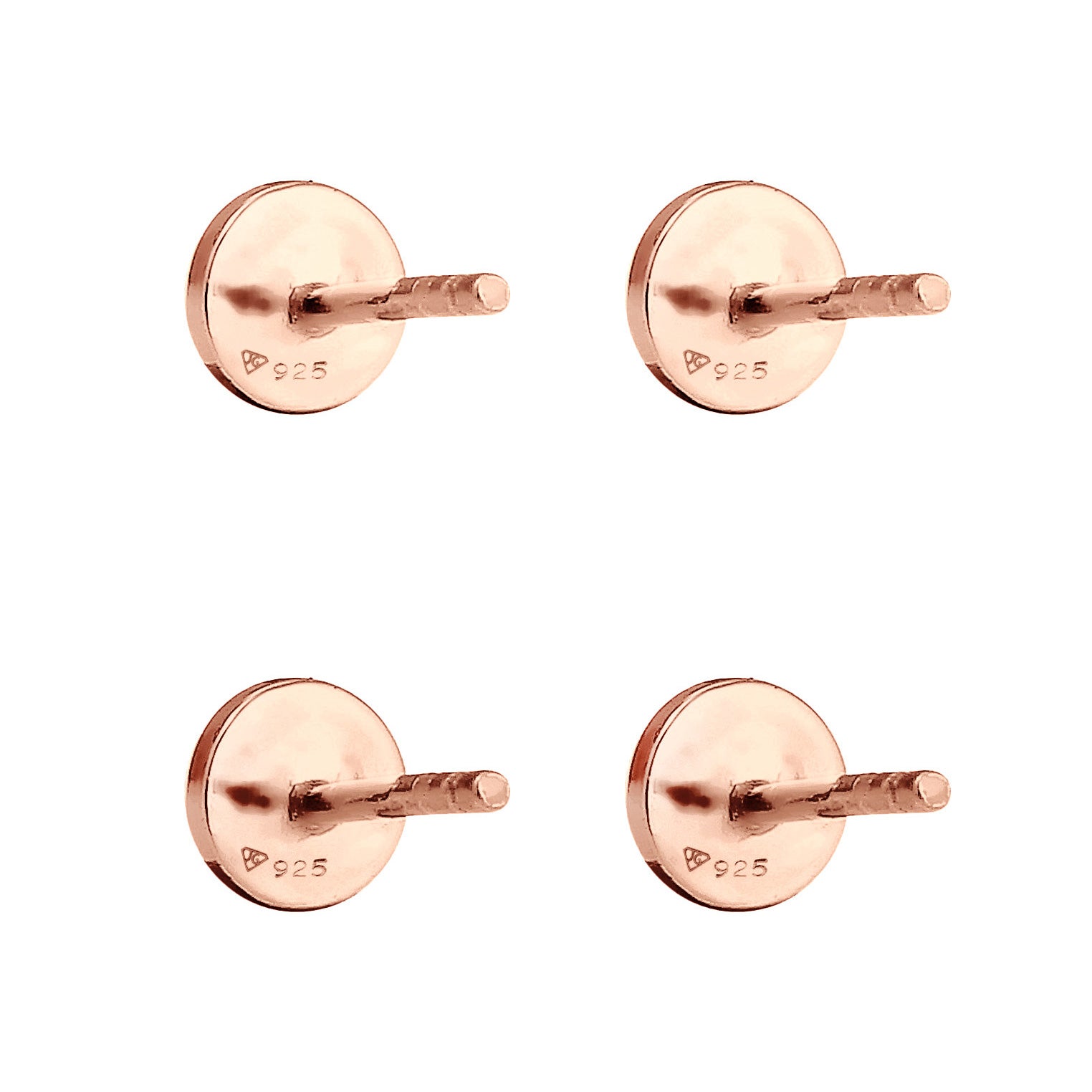 Roségold - Elli | Ohrstecker | 925 Sterling Silber Rosegold