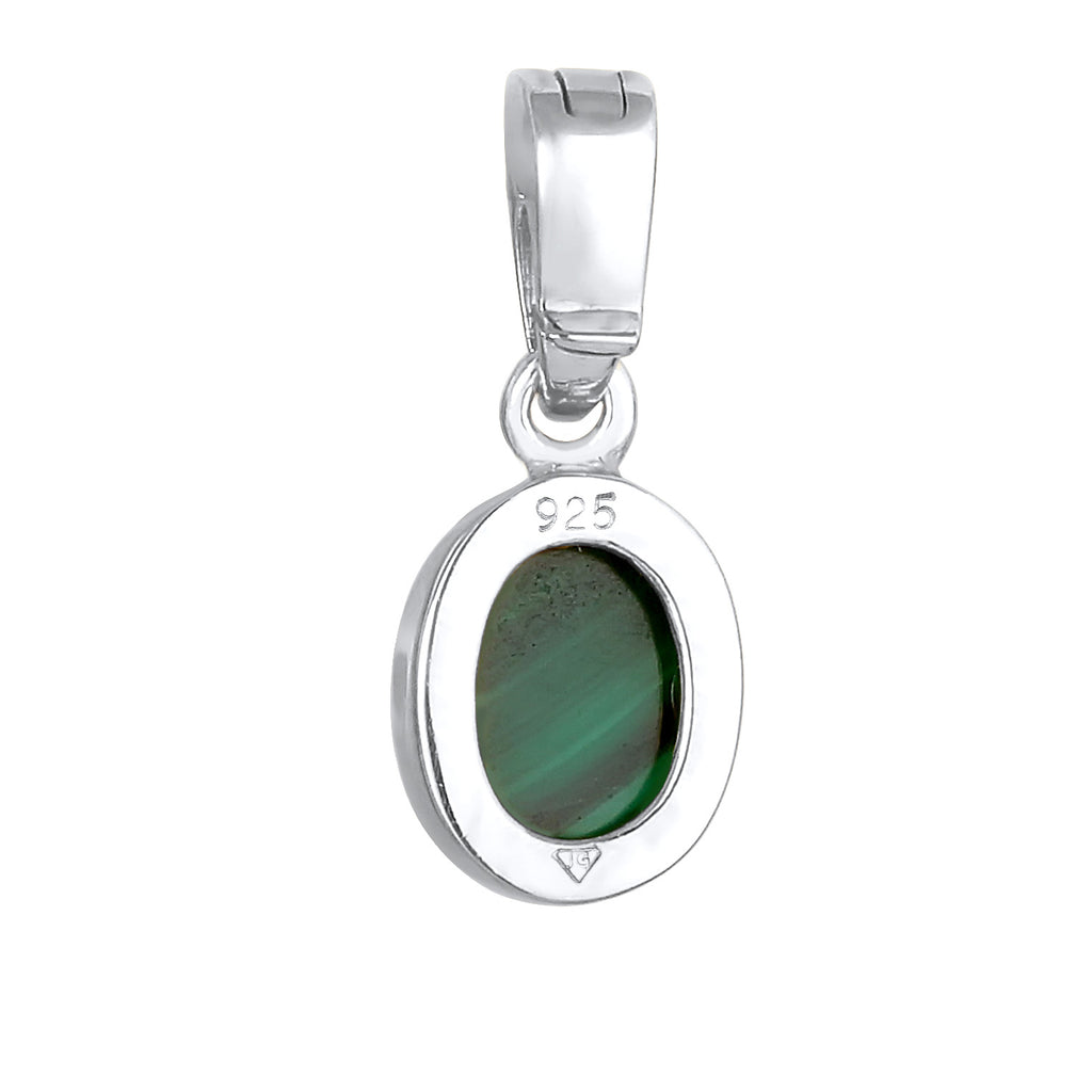 Silber - Nenalina | Anhänger | Malachit ( Grün ) | 925er Sterling Silber