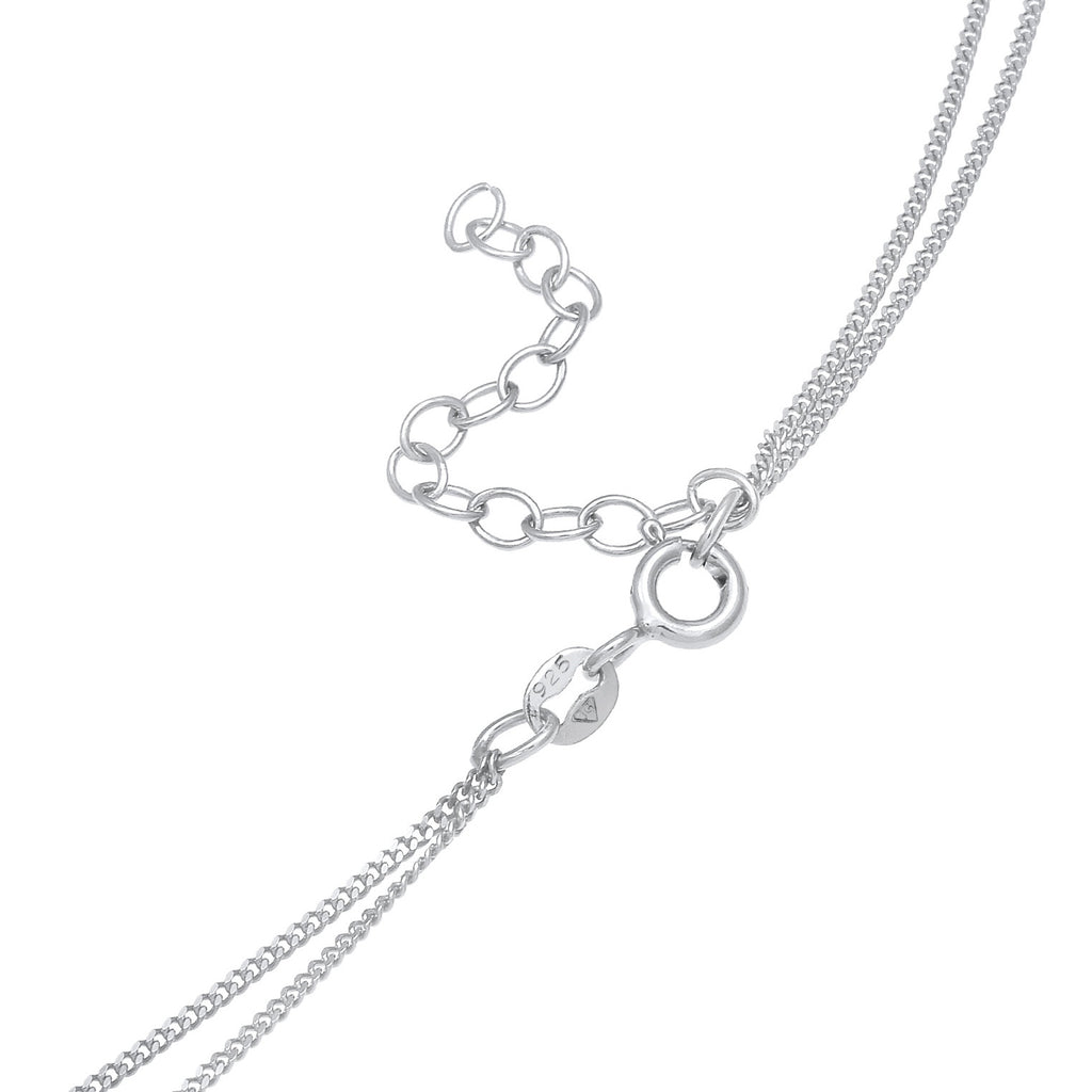 Silber - Elli | Choker Disc | 925er Sterling Silber