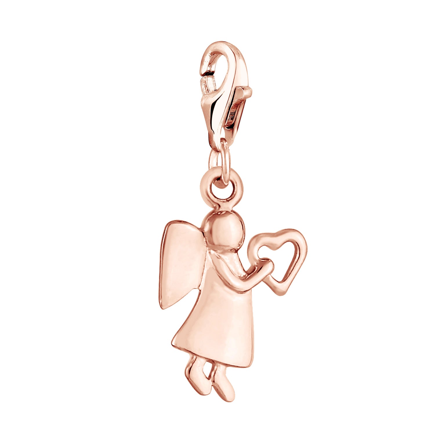 Roségold - Elli | Charm Engel | 925 Sterling Silber Rosegold