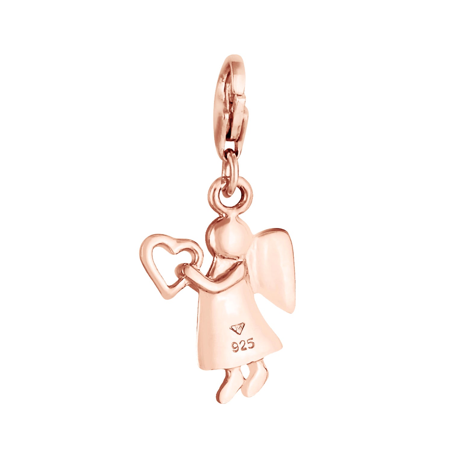 Roségold - Elli | Charm Engel | 925 Sterling Silber Rosegold