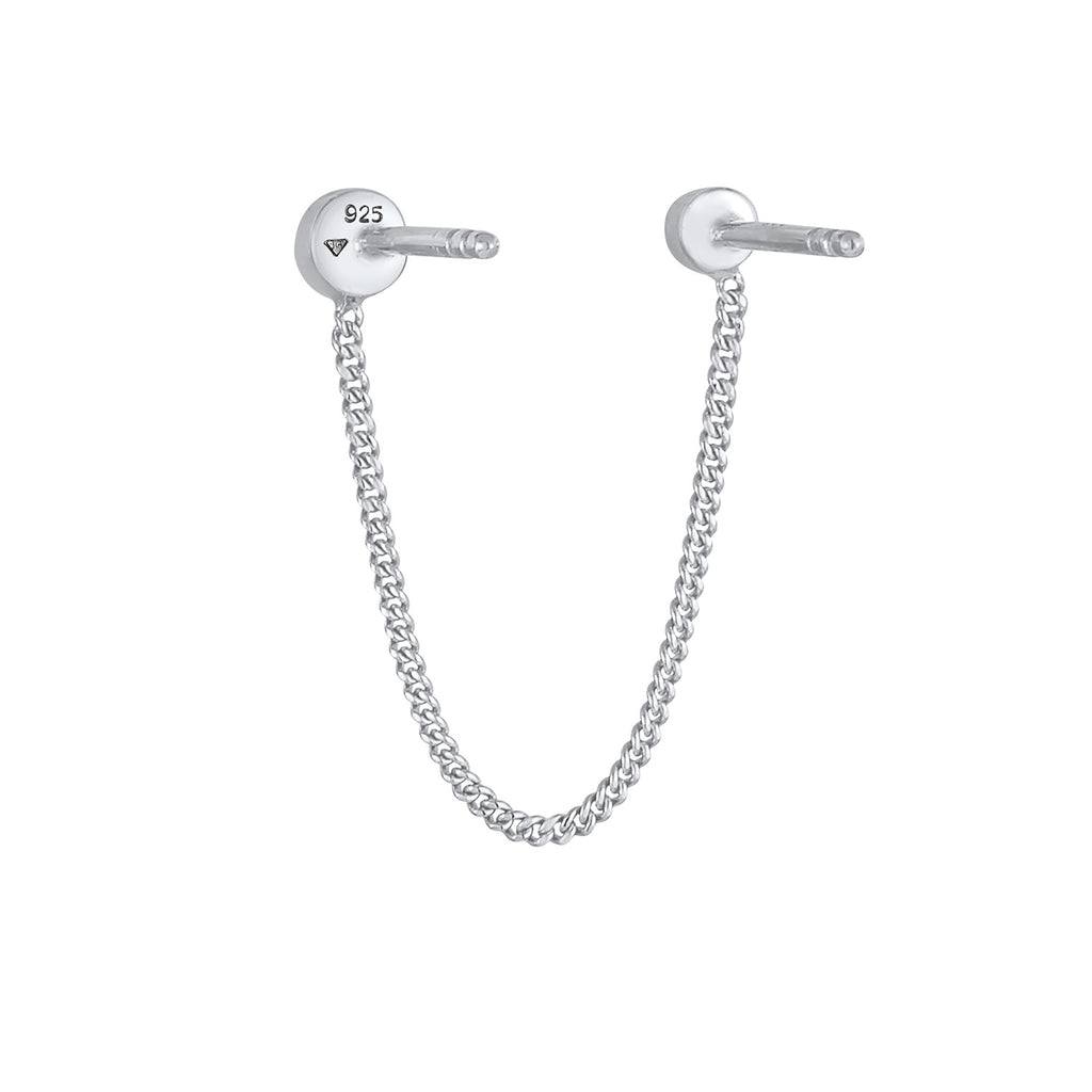 Silber - Elli | Ohrhänger| Mit Kristallen von Swarovski® (Weiß) | 925er Sterling Silber