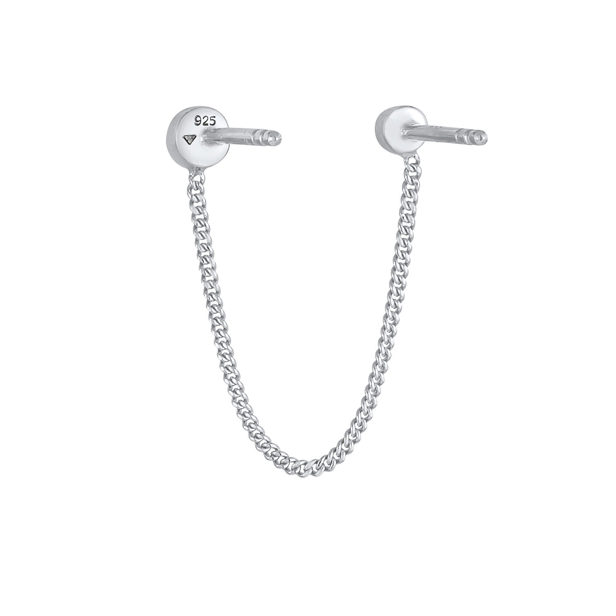 Silber - Elli | Ohrhänger| Mit Kristallen von Swarovski® (Weiß) | 925er Sterling Silber