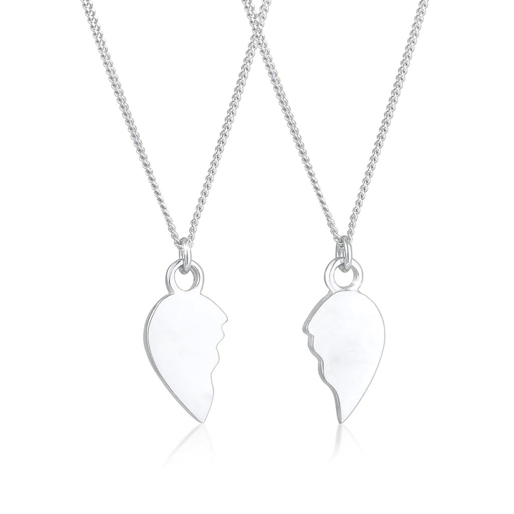Silber - Elli | Halskettenset Herz | 925er Sterling Silber