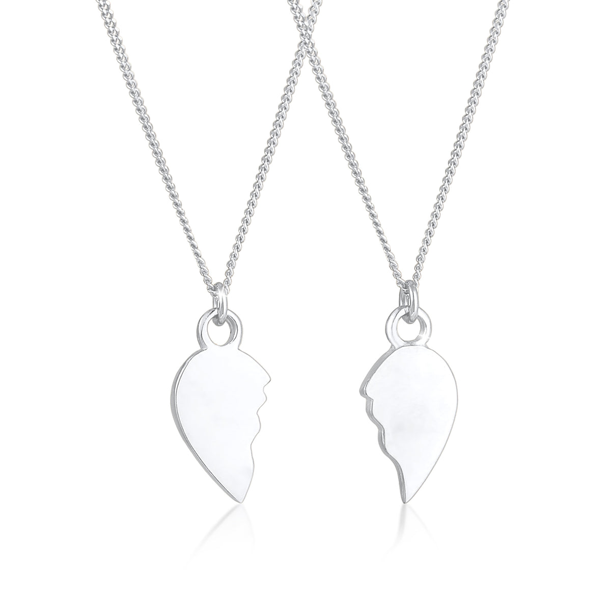 Silber - Elli | Halskettenset Herz | 925er Sterling Silber