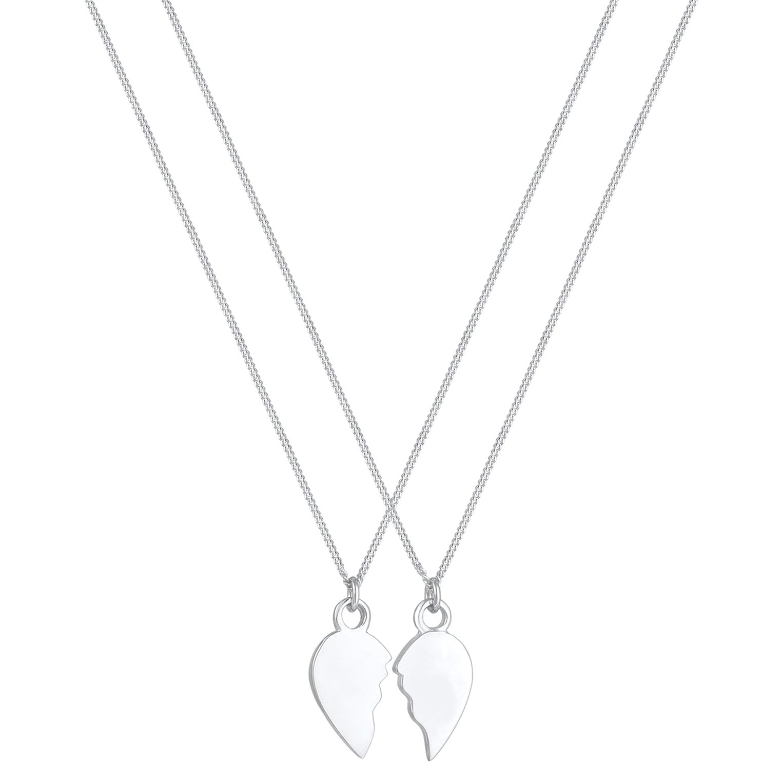 Silber - Elli | Halskettenset Herz | 925er Sterling Silber