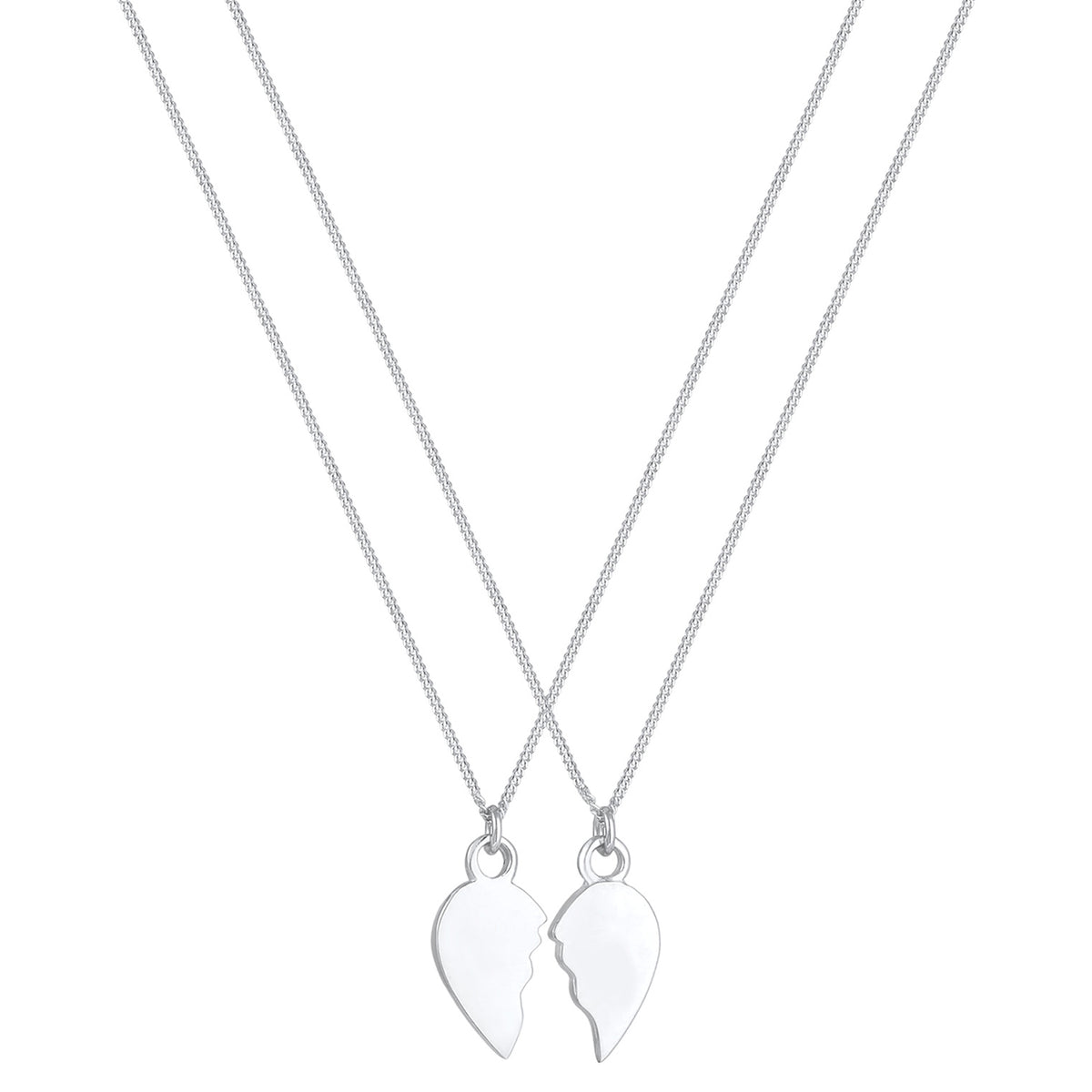 Silber - Elli | Halskettenset Herz | 925er Sterling Silber